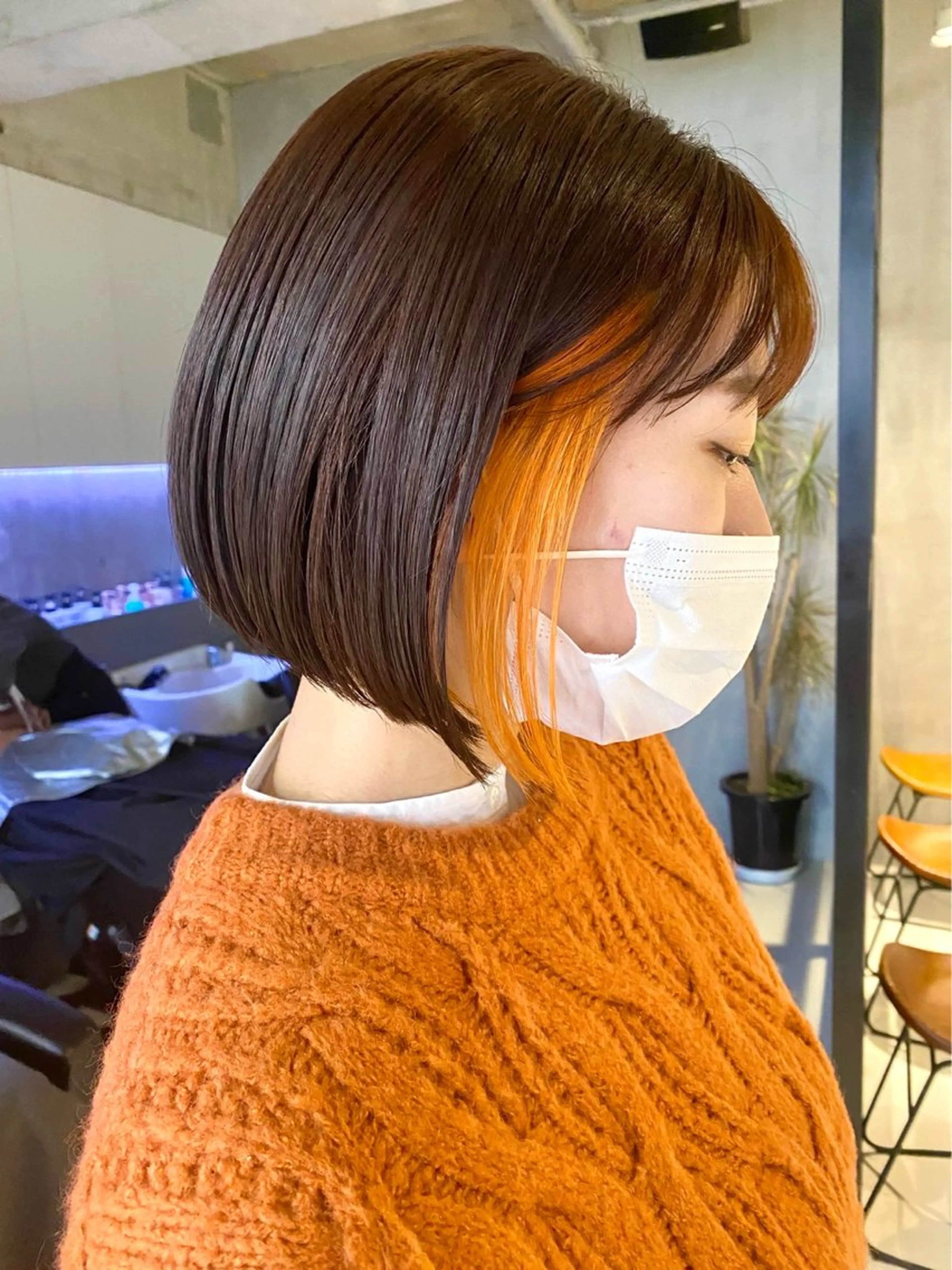 ブリーチインナーカラー＋3ステップトリートメントの写真