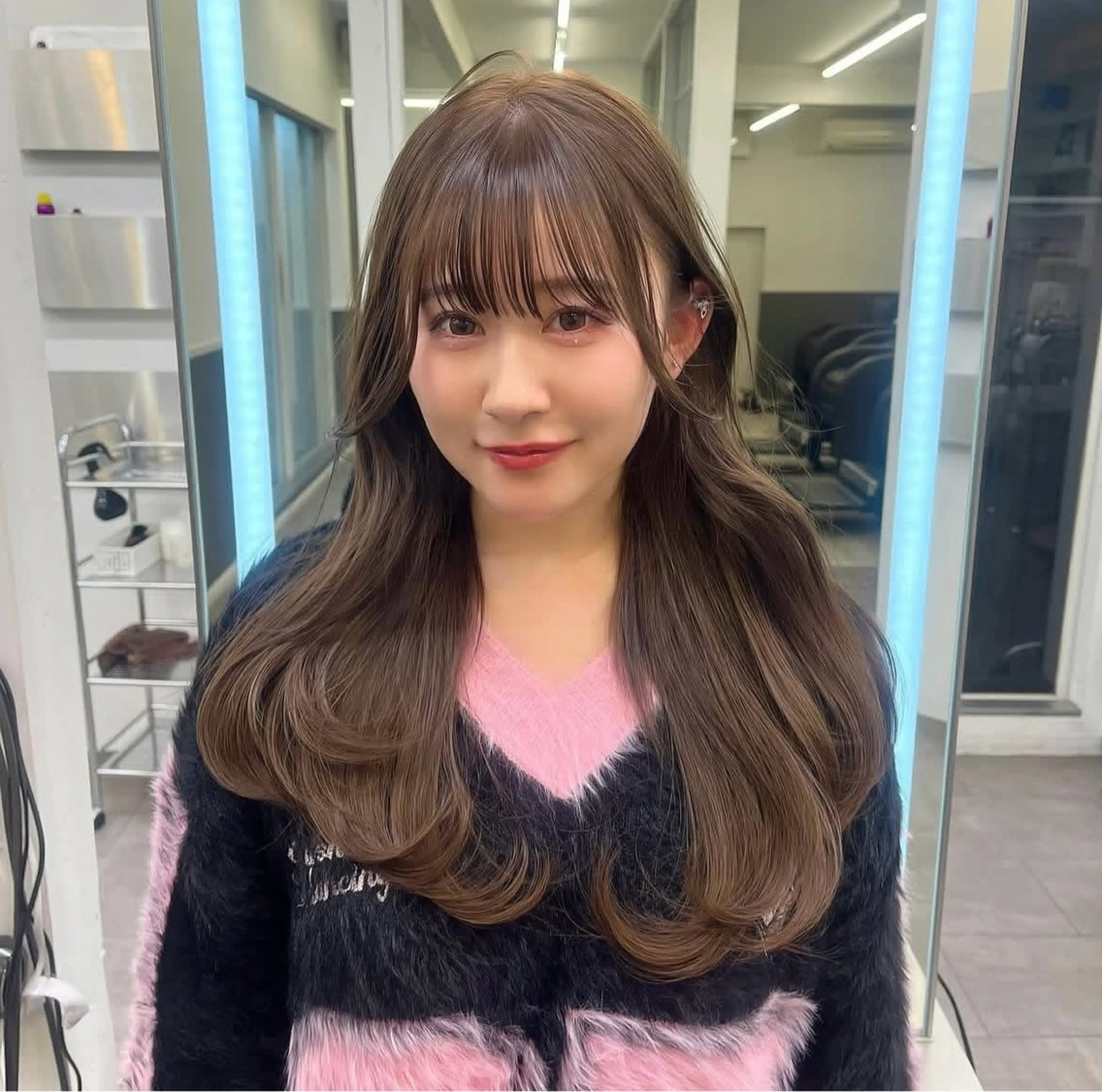 ロング Beleza shibuya所属・柏木 理那のヘアスタイル