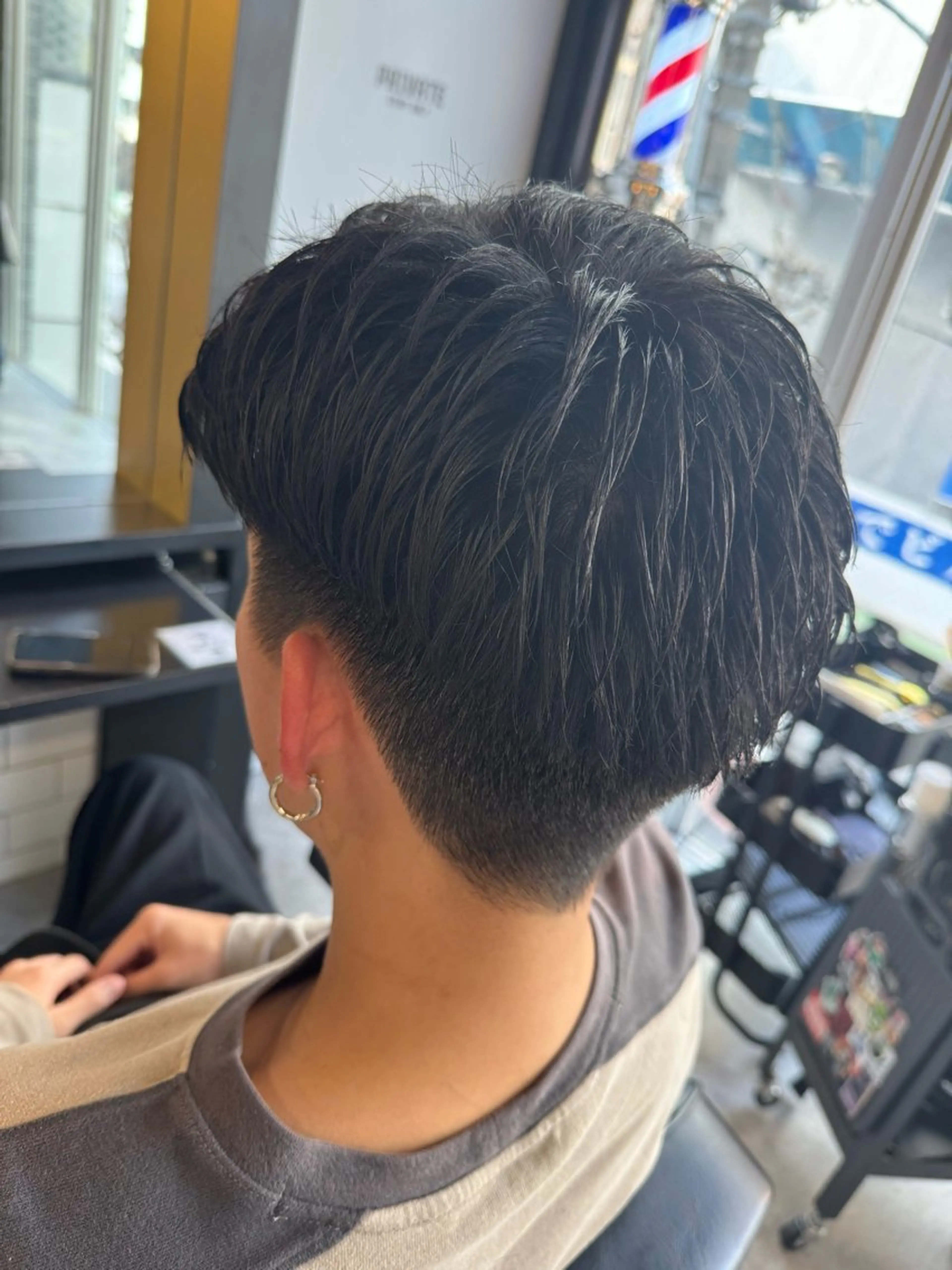 ミディアム FRANKS BARBER and BEER CLUB所属・メンズカット 大畑公平のヘアスタイル