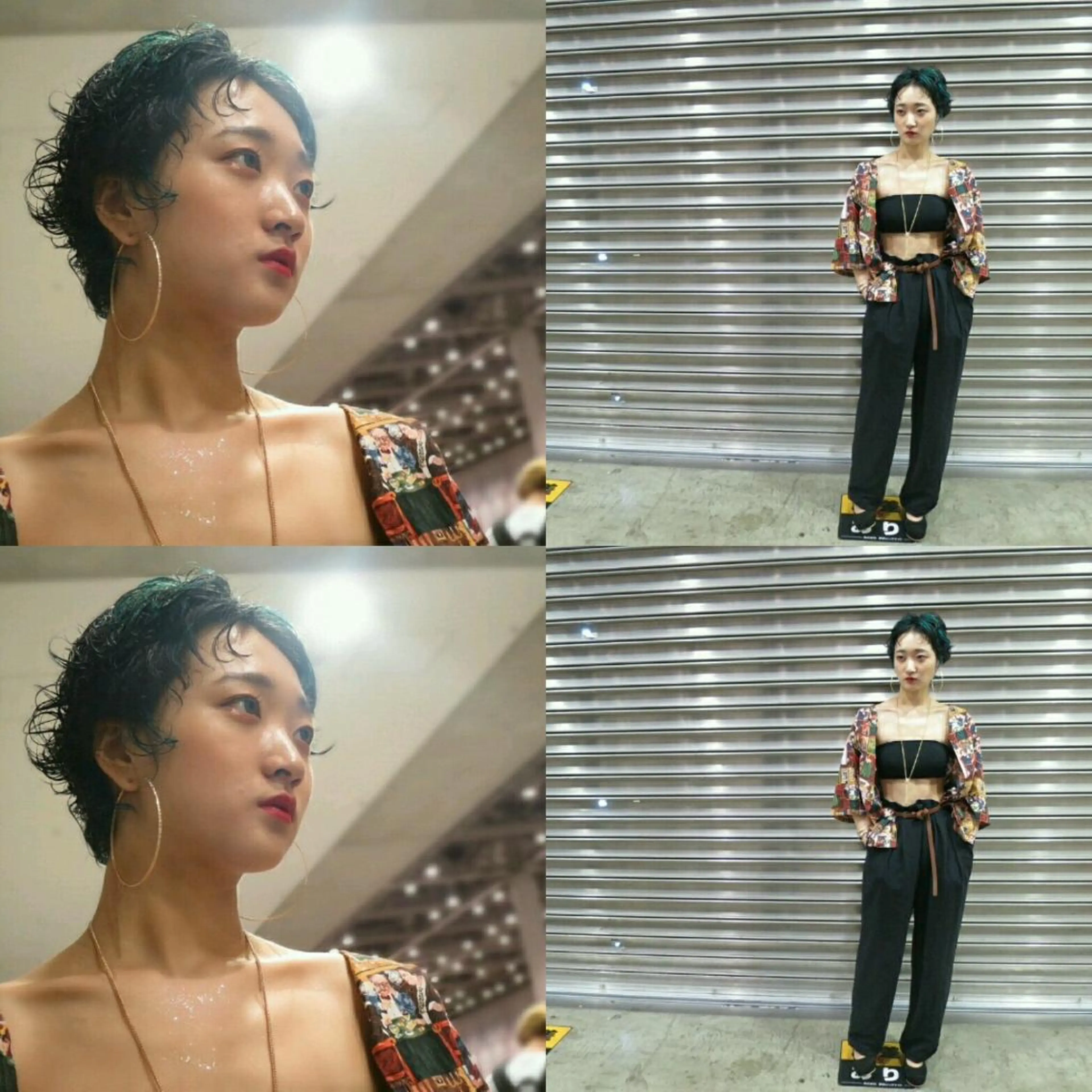 ショート パーマ カラー kawabe maikoのヘアスタイル