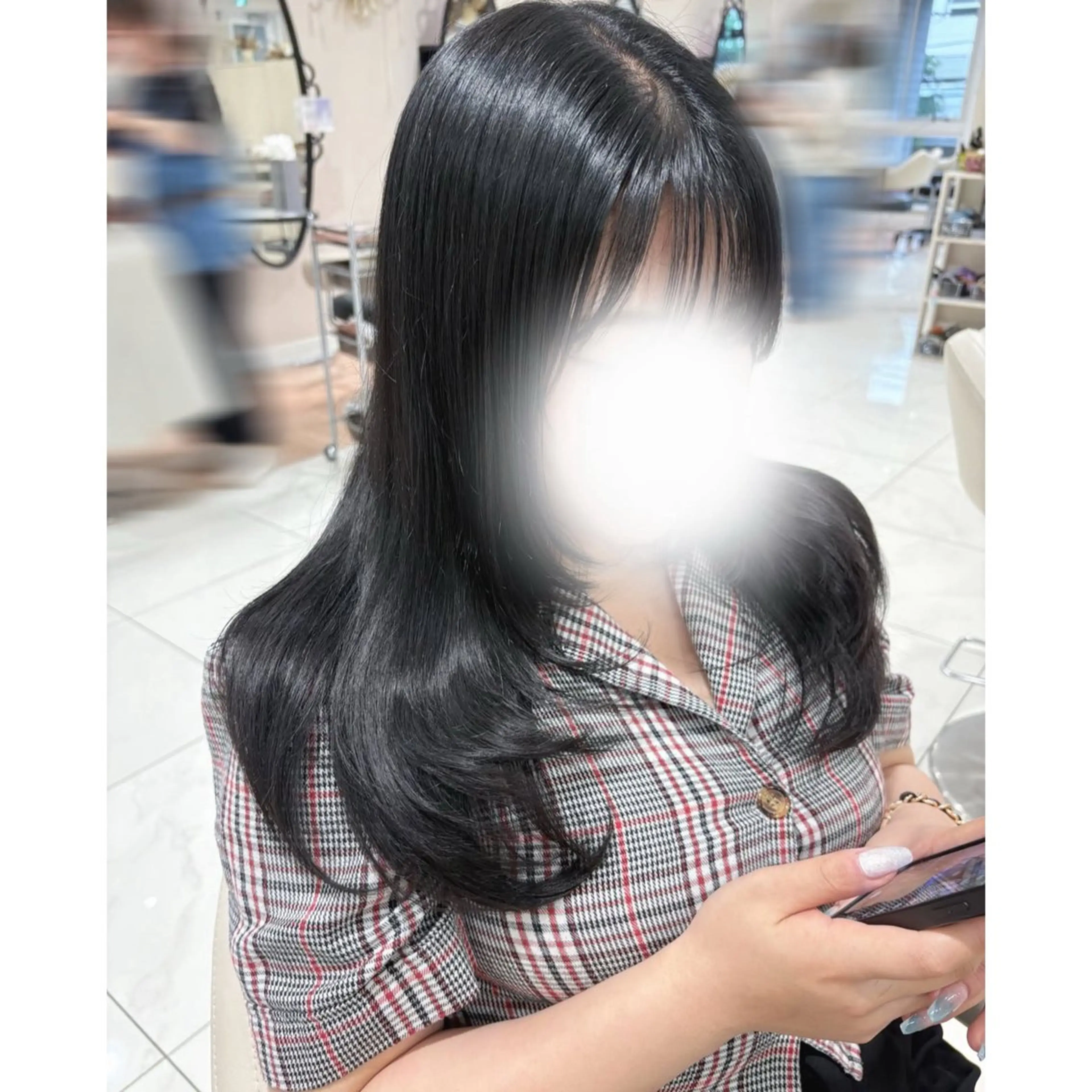 ロング カラー ヘアアレンジ 韓国ヘア 🎀中川綾乃🎀のヘアスタイル