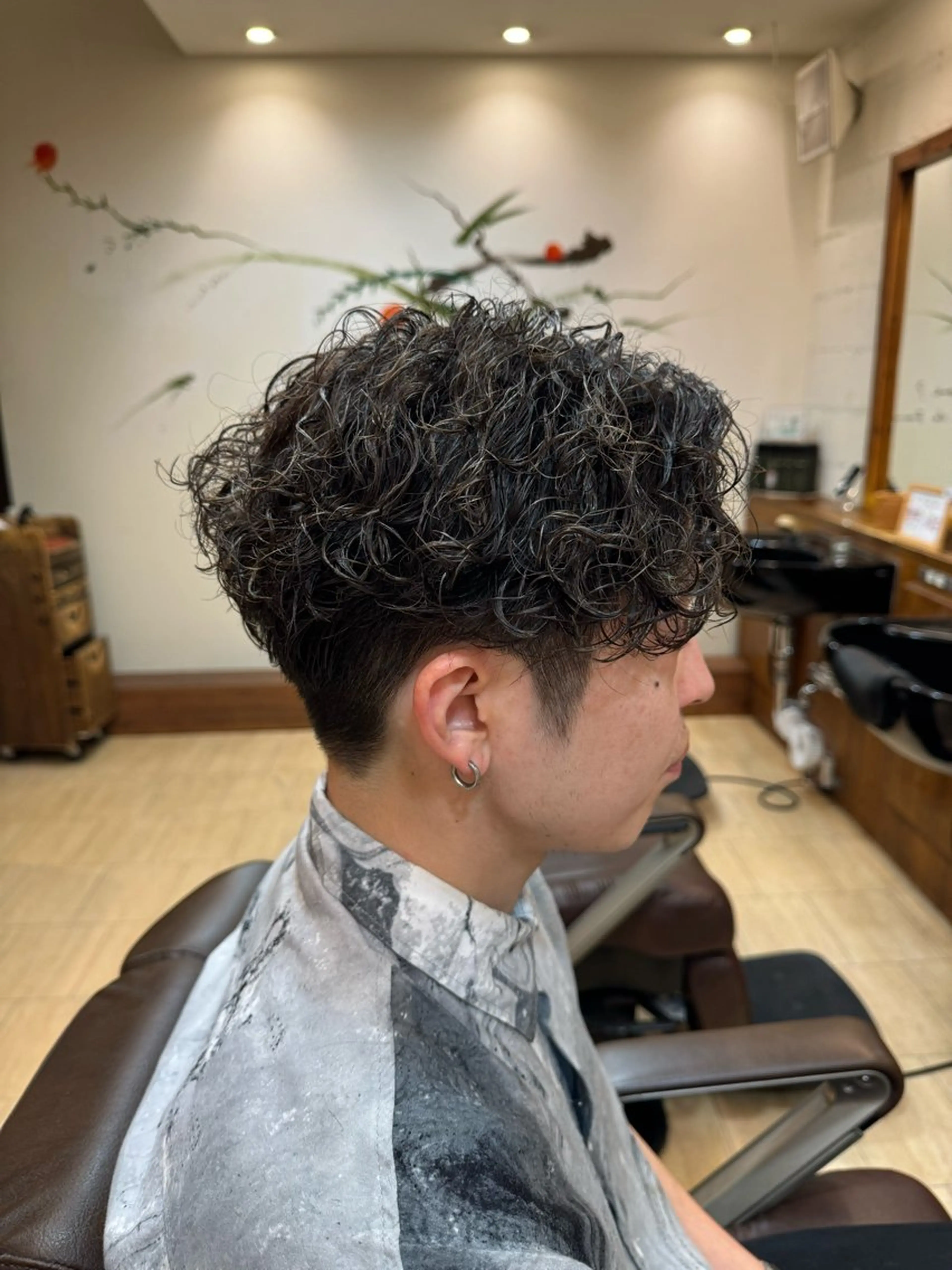 ミディアム メンズ CUT  STUDIO 141所属・渡部 恭子のヘアスタイル