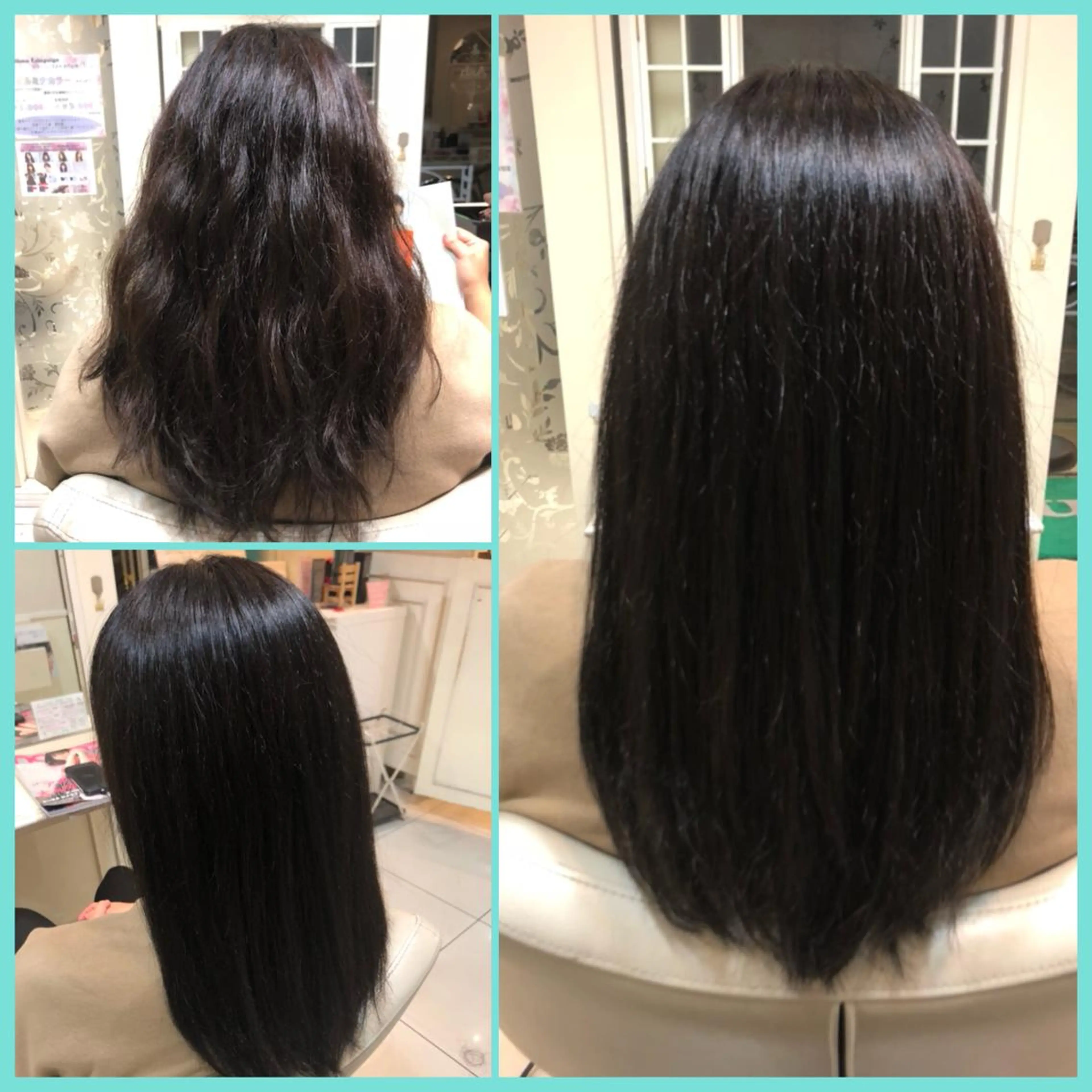 💙縮毛矯正+カット+ケアトリートメント💙の写真