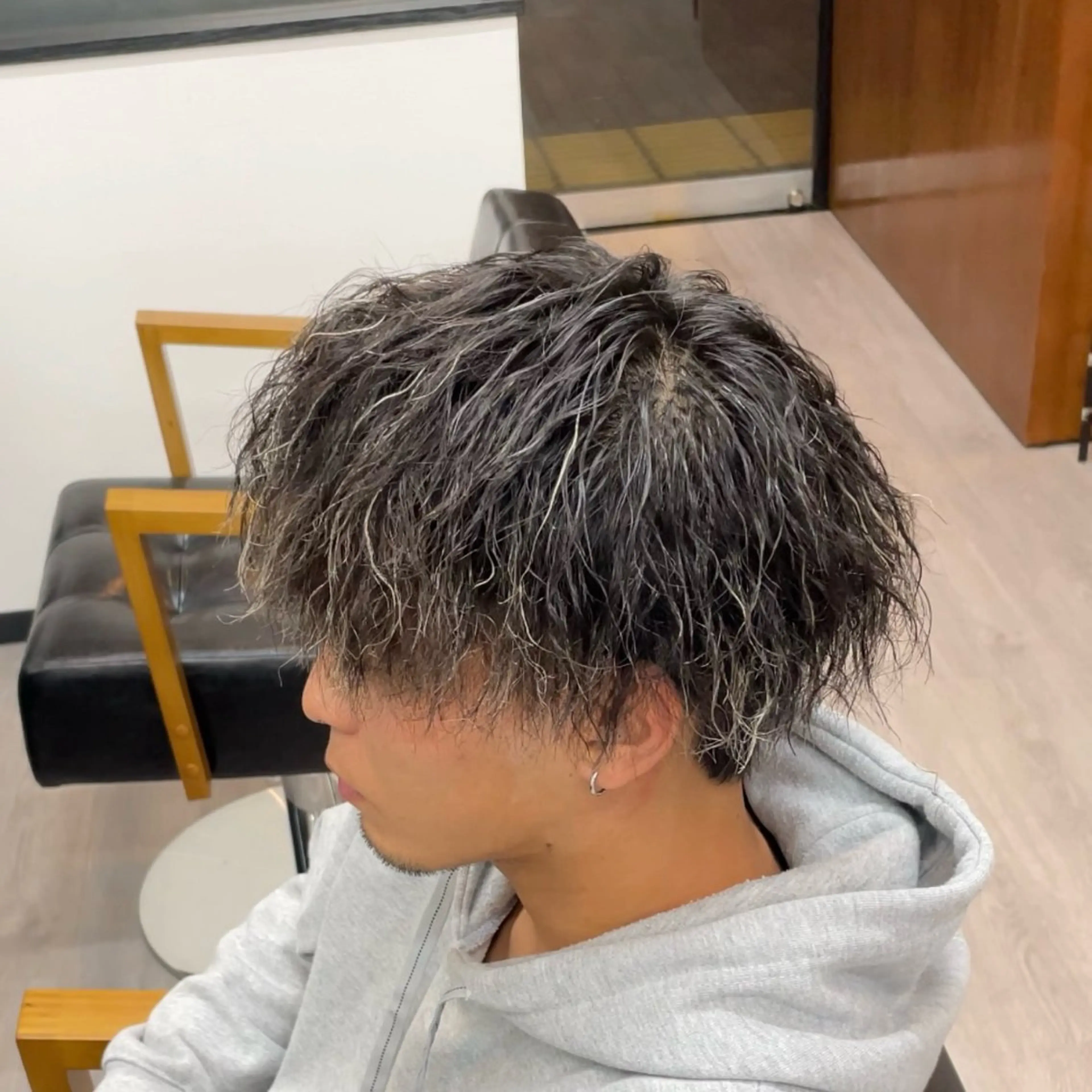 ショート パーマ メンズ カット パーマ GROOM men's hair所属・メンズカット/パーマ 川崎　智大のヘアスタイル