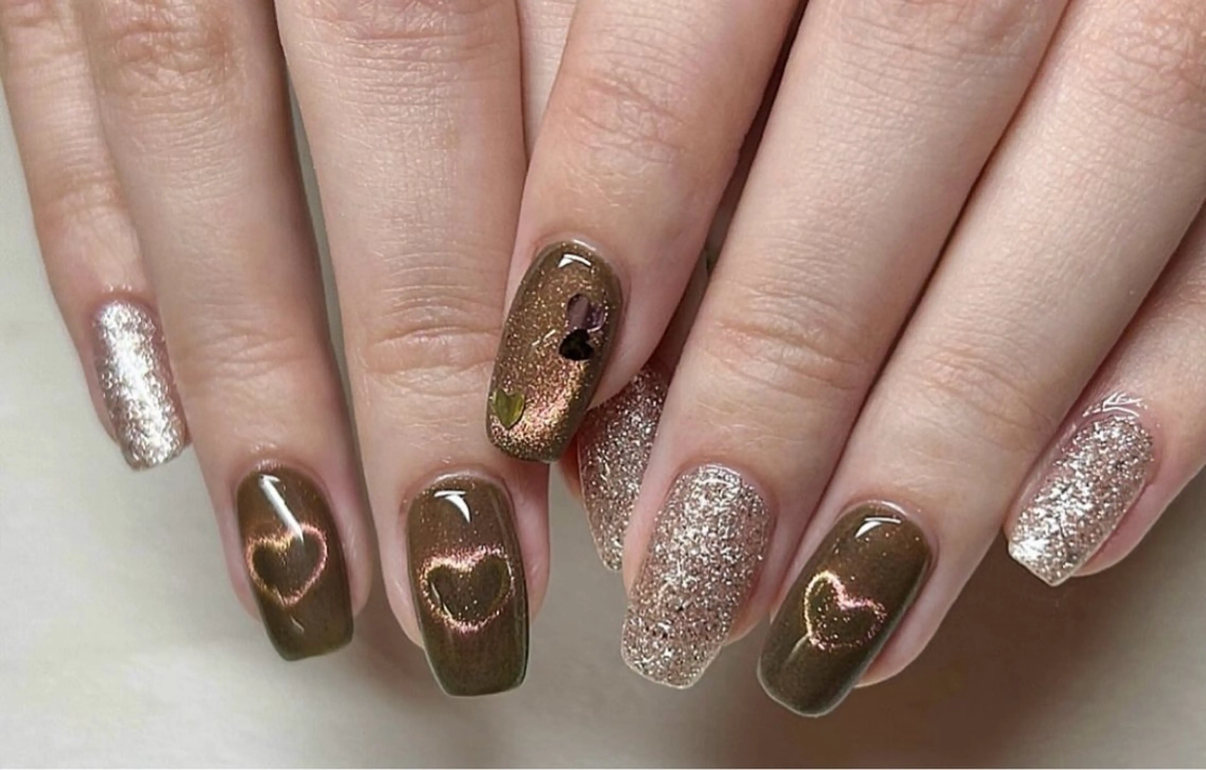 ネイル ハート マグネットネイル Ella salonのその他イメージ