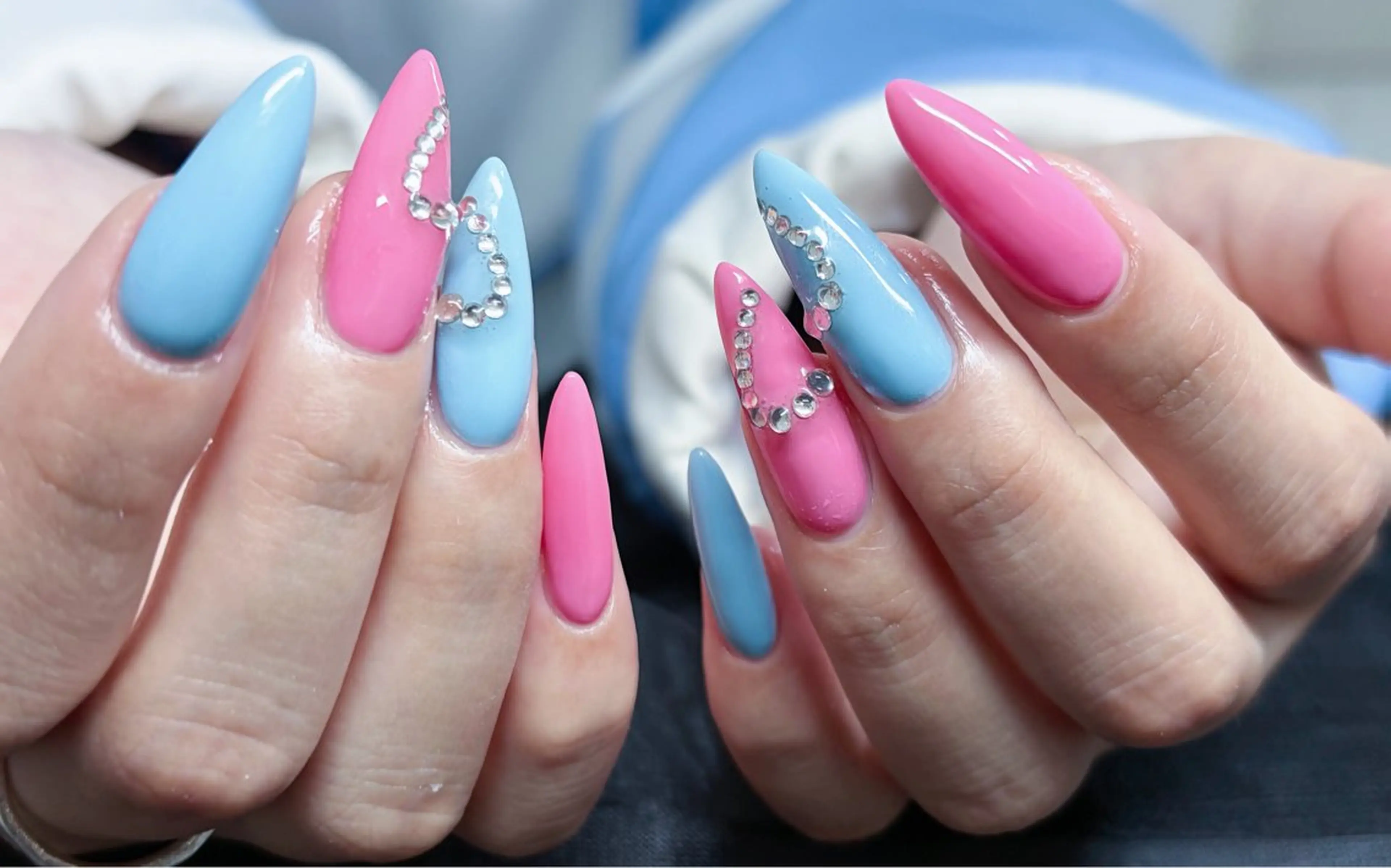 ネイル スカルプネイル シンプルネイル Lunailsalon所属・Lu nailsalonのネイルデザイン