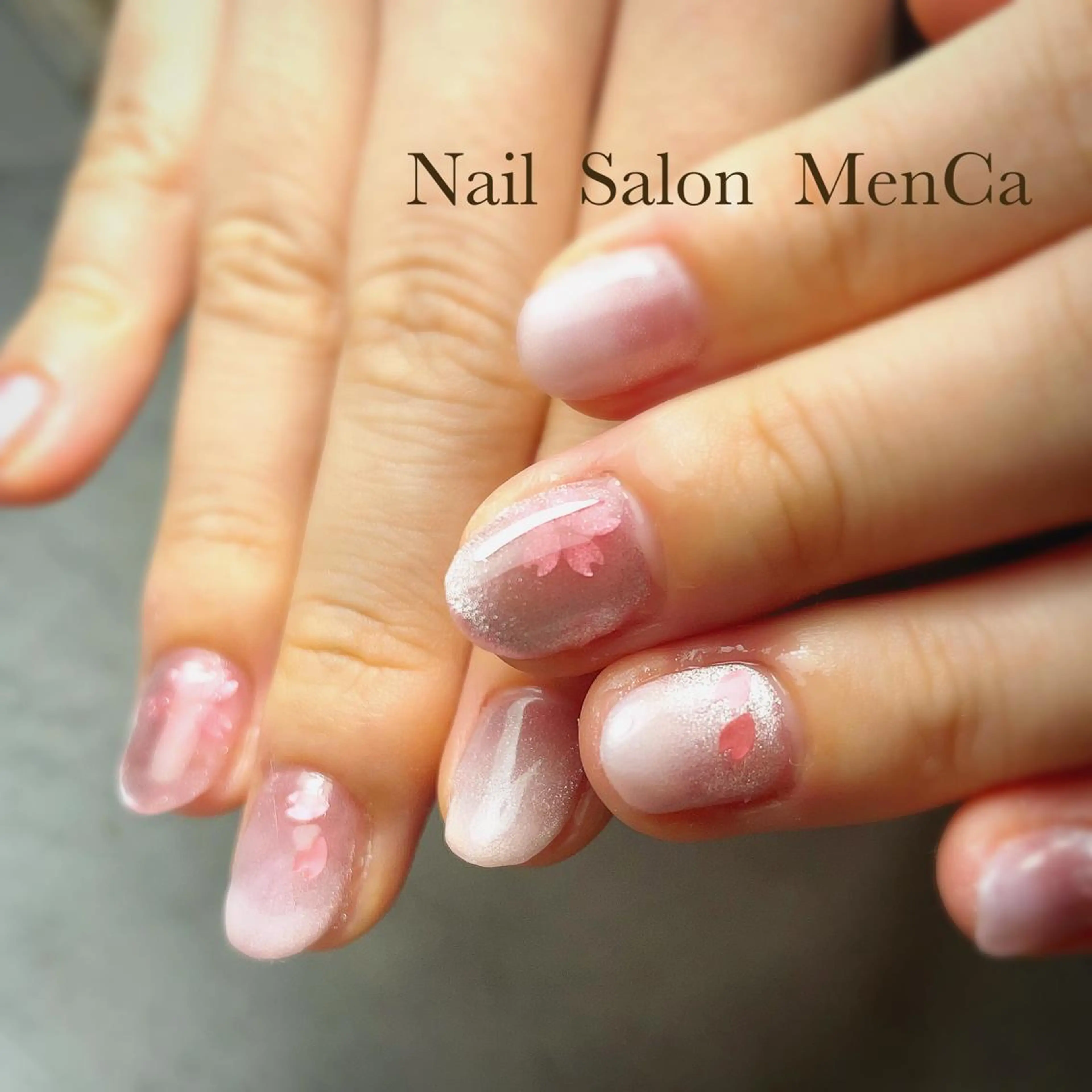 ネイル 桜ネイル ハンドネイル 江崎 景子のネイルデザイン