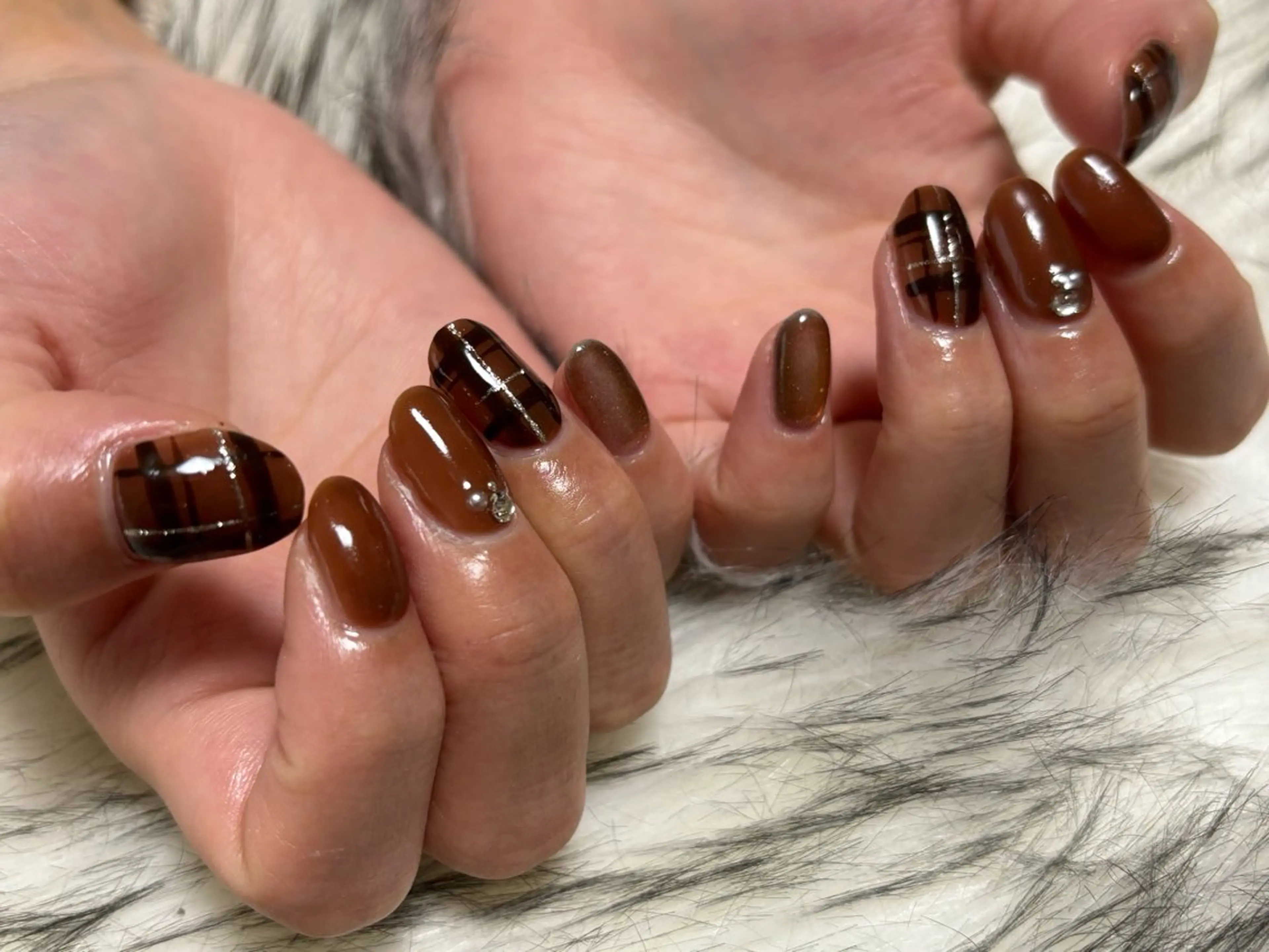 ネイル オーロラネイル フットネイル フレンチネイル ジェルネイル 韓国ネイル kiki nail 二子玉川のネイルデザイン