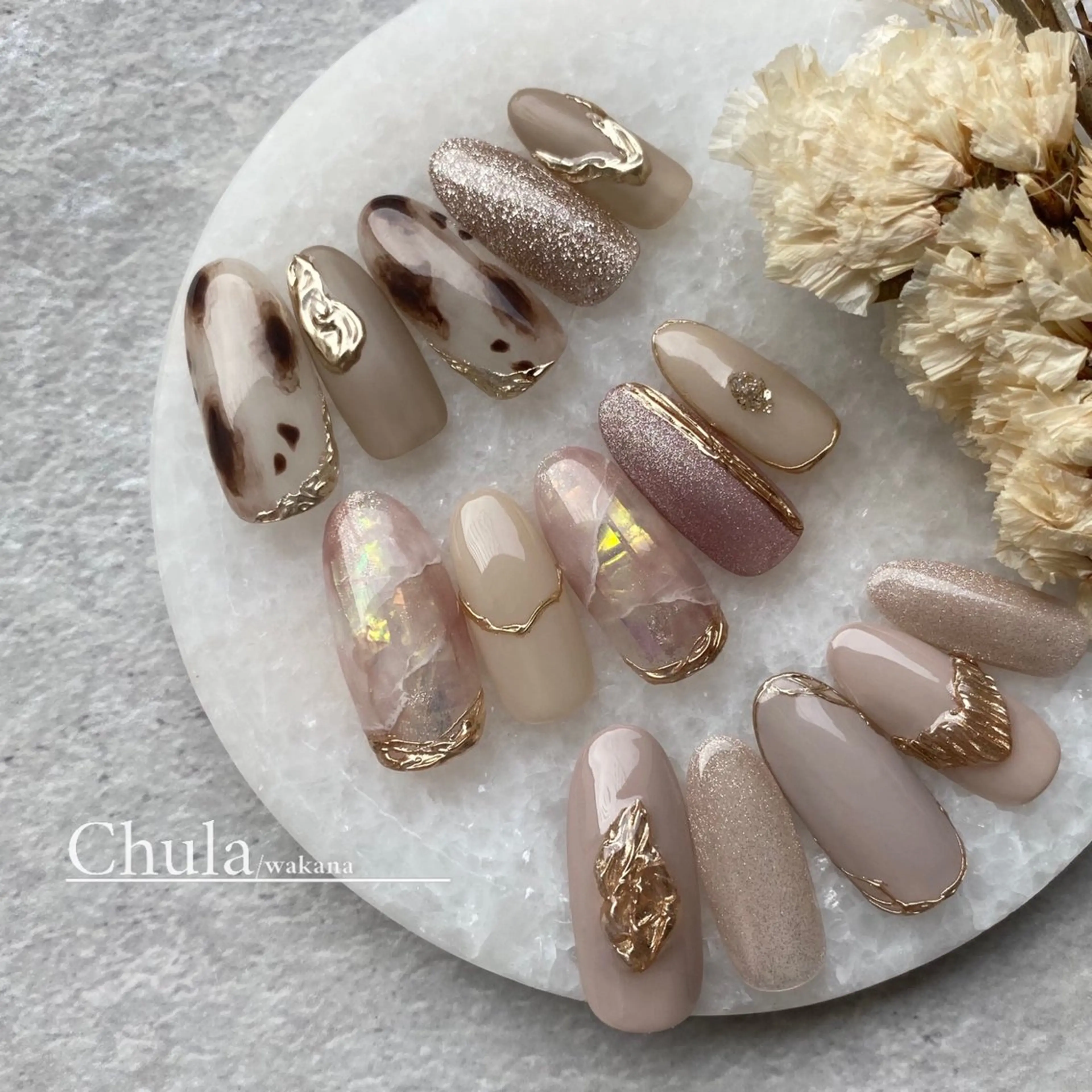ネイル ハンドネイル Nailsalon Chulaのネイルデザイン