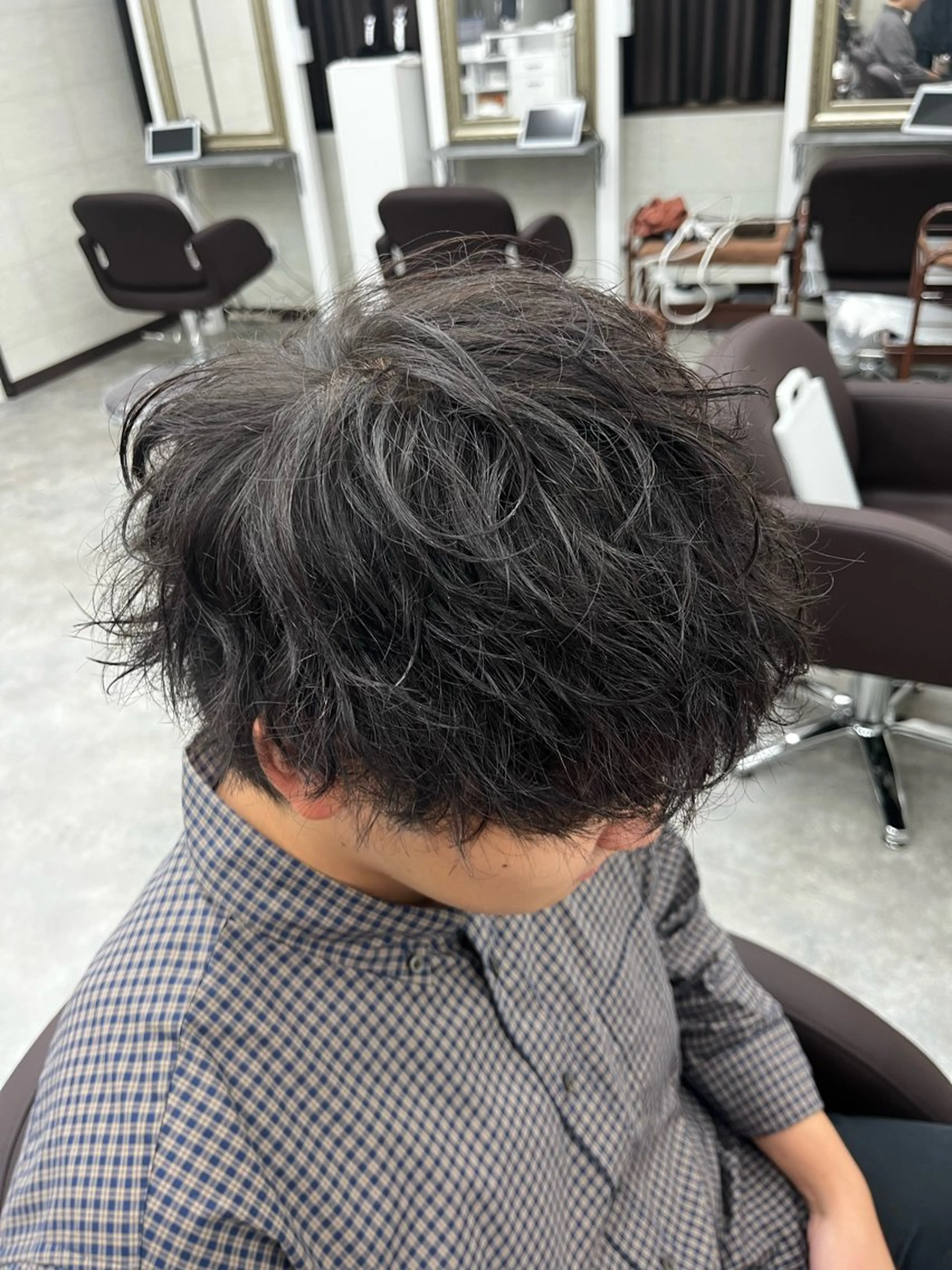 🍀メンズ限定メニュー✨メンズカット＋コスメパーマ🦱の写真