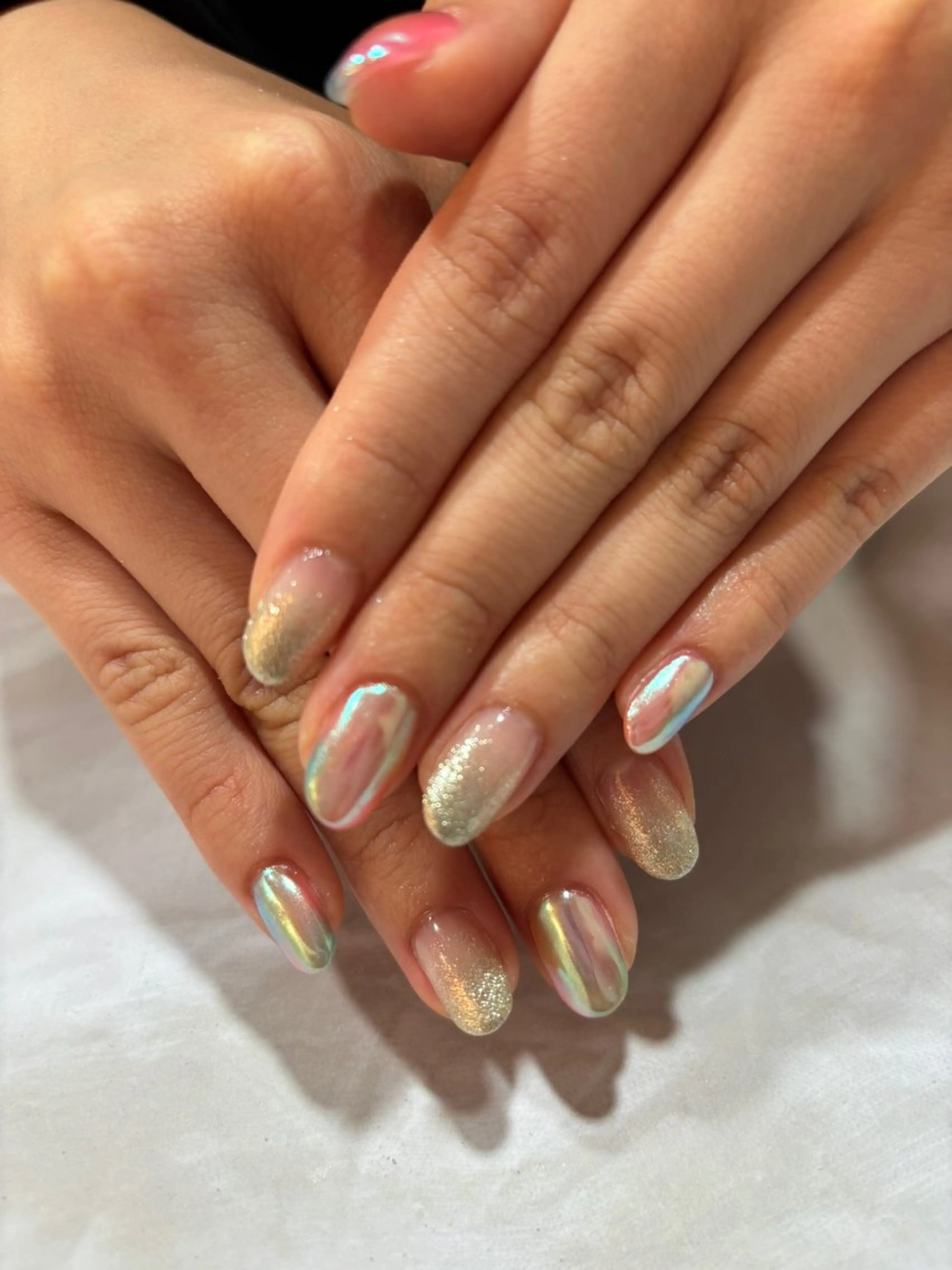 ネイル オーロラネイル KAMIANYUIYA Nail LAB 【カミアンユイヤネイルラボ所属・金澤 藍のネイルデザイン