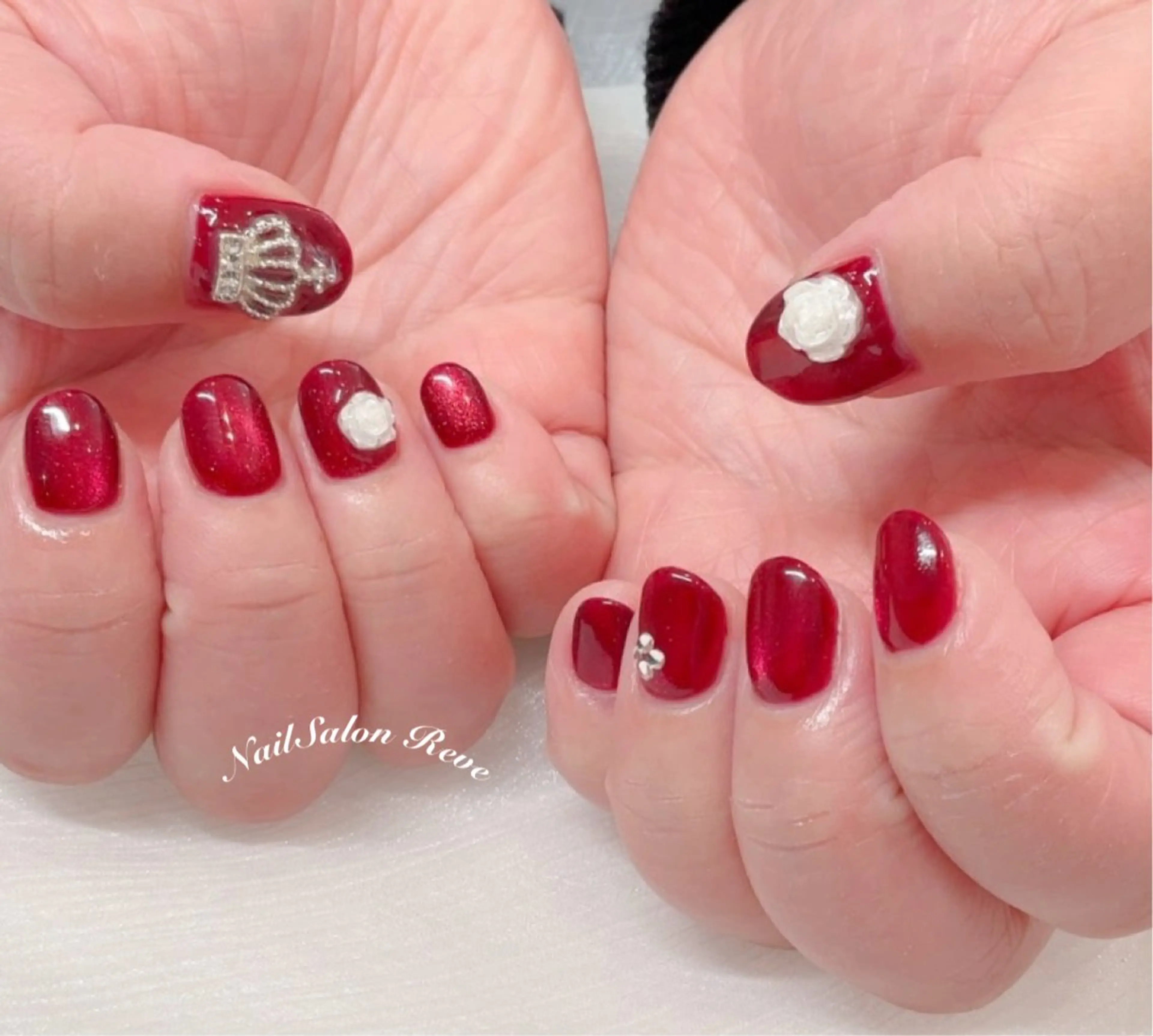 ネイル マグネットネイル ハンドネイル NailSalon   Reve（ネイルサロン レーヴ）所属・NailSalon Reveのネイルデザイン