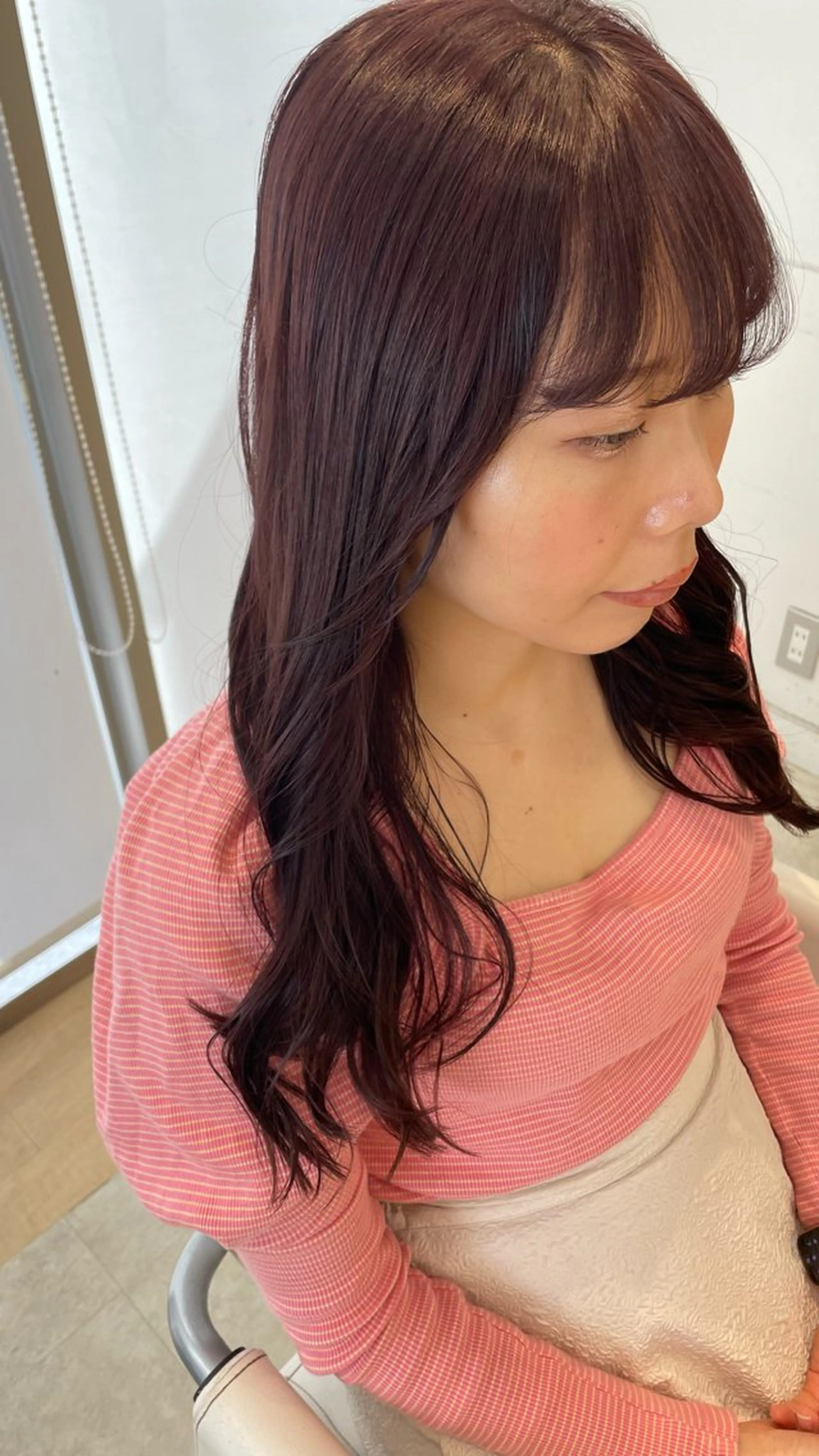 ロング Agnos青山所属・鈴木 里奈のヘアスタイル