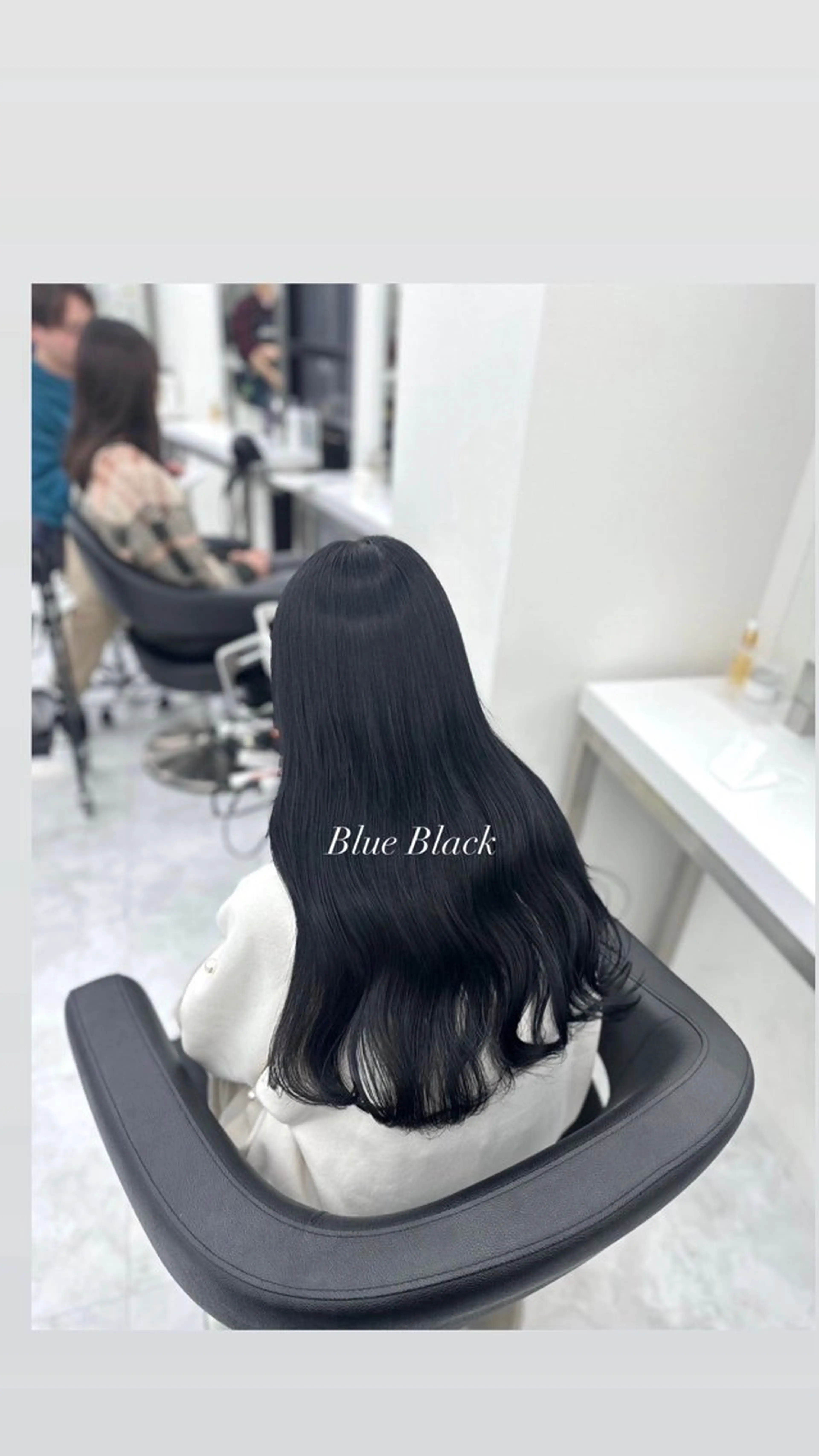 ロング 韓国風暗髪ヘア🤍 🫧MIREIのヘアスタイル