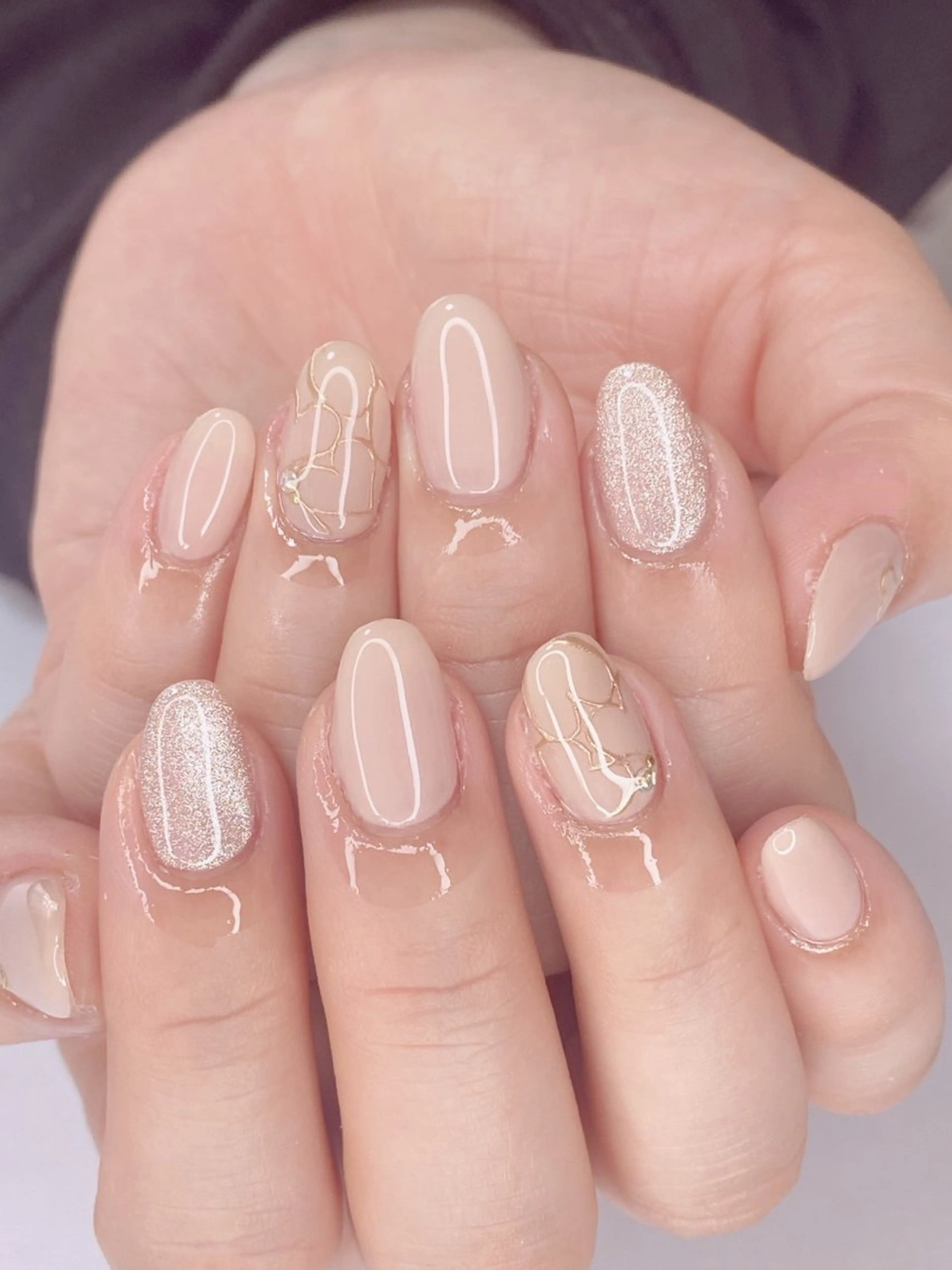 ネイル アートネイル オーロラネイル 桜ネイル クリアネイル フットネイル Ｎail Ｓalon ertiのネイルデザイン