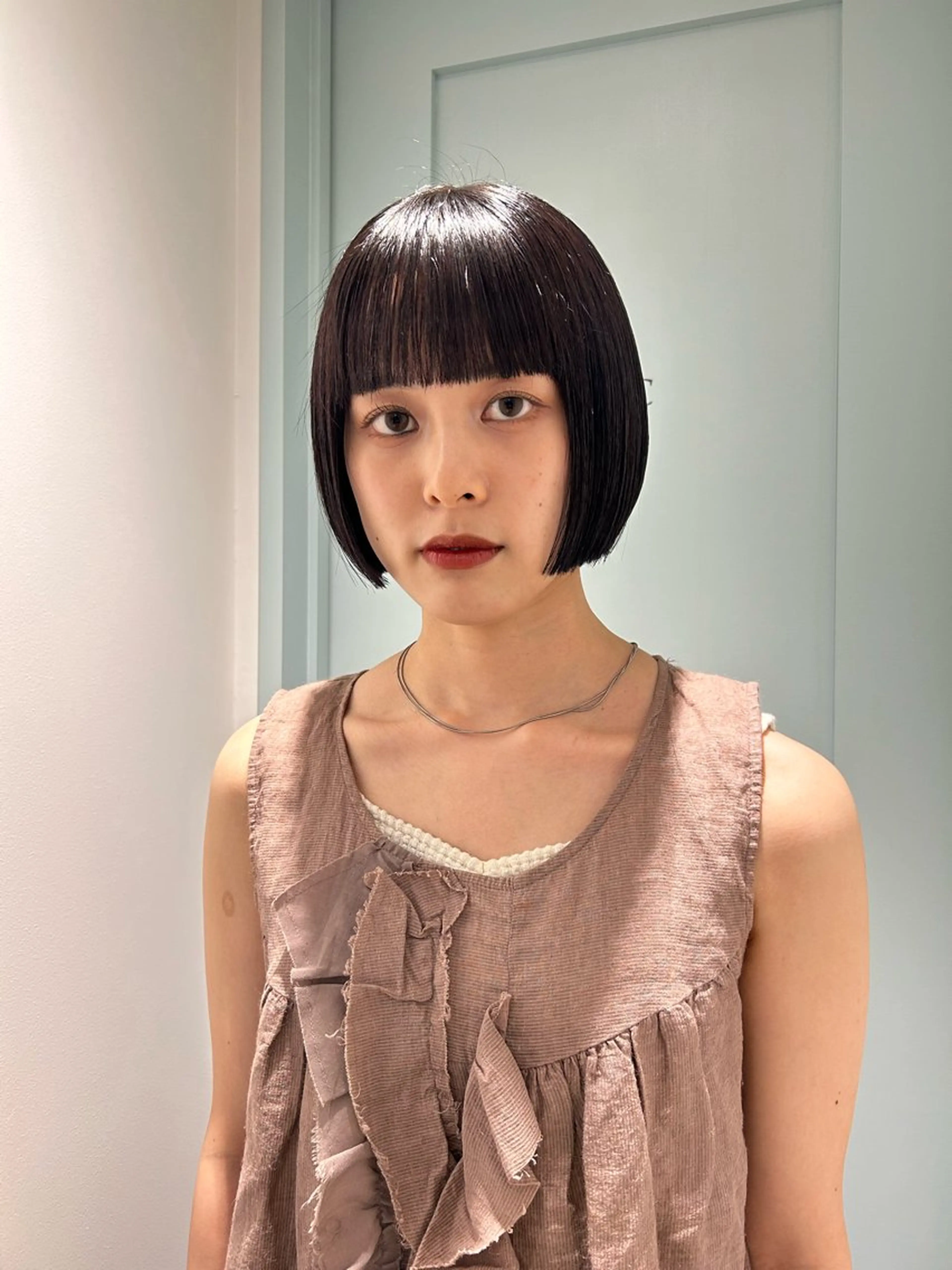 ショート カラー カット 🦖ミニボブ/ボブ /MOEKA🦕のヘアスタイル