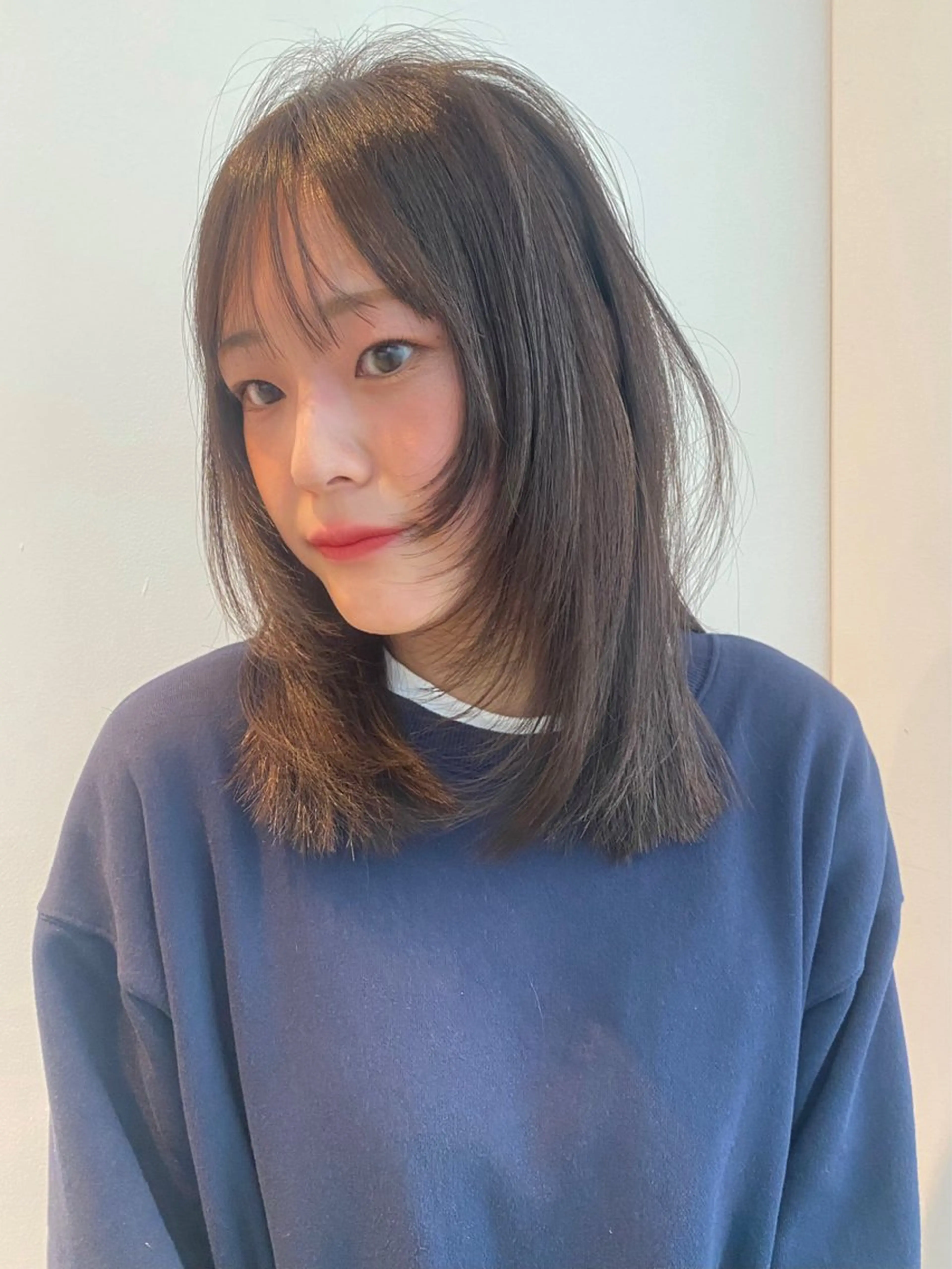 ミディアム カラー カット ヘアカラー トリートメント mai / linoah˚✧のヘアスタイル