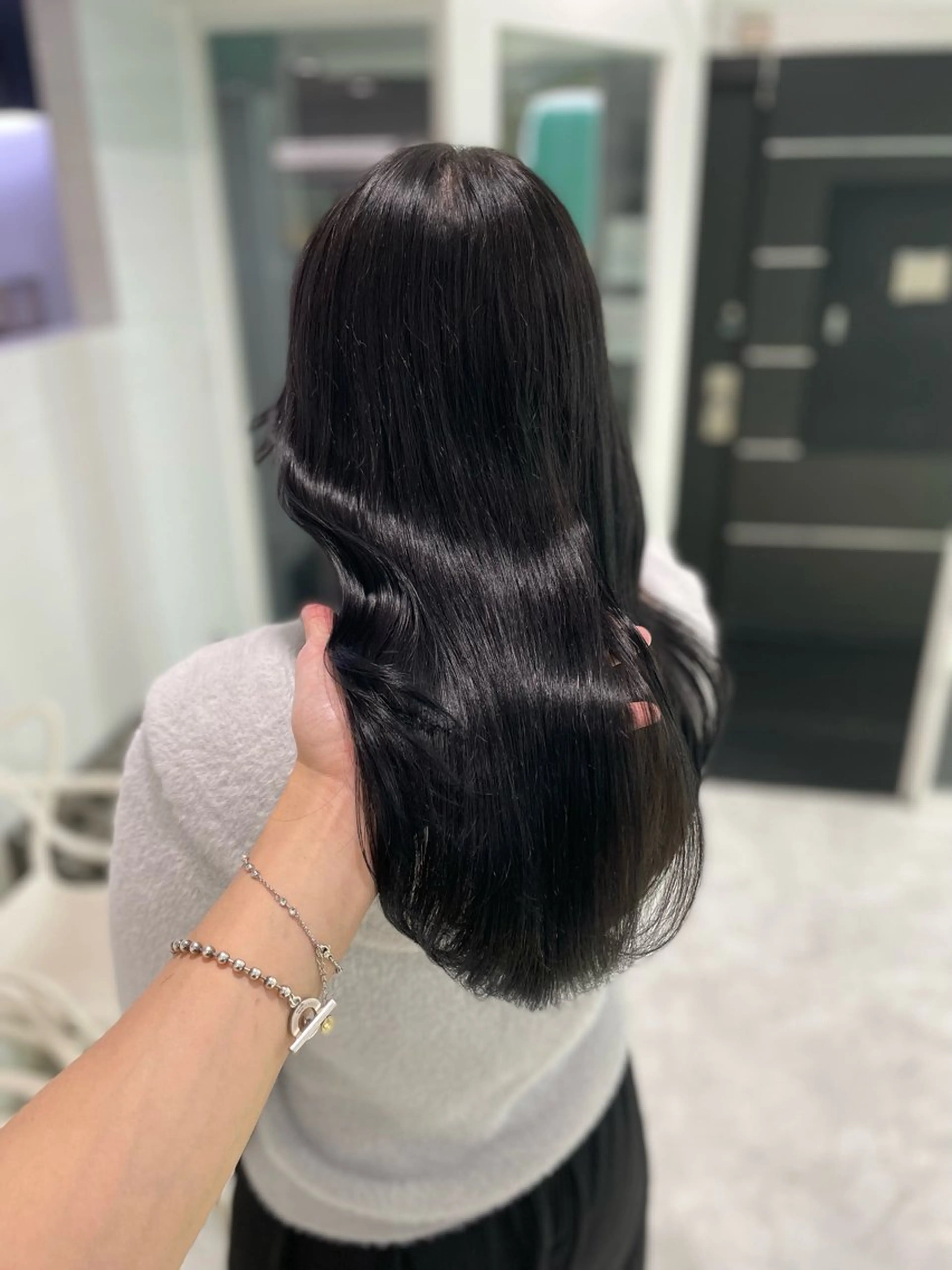 セミロング カラー メンズ特化 水口湧太のヘアスタイル