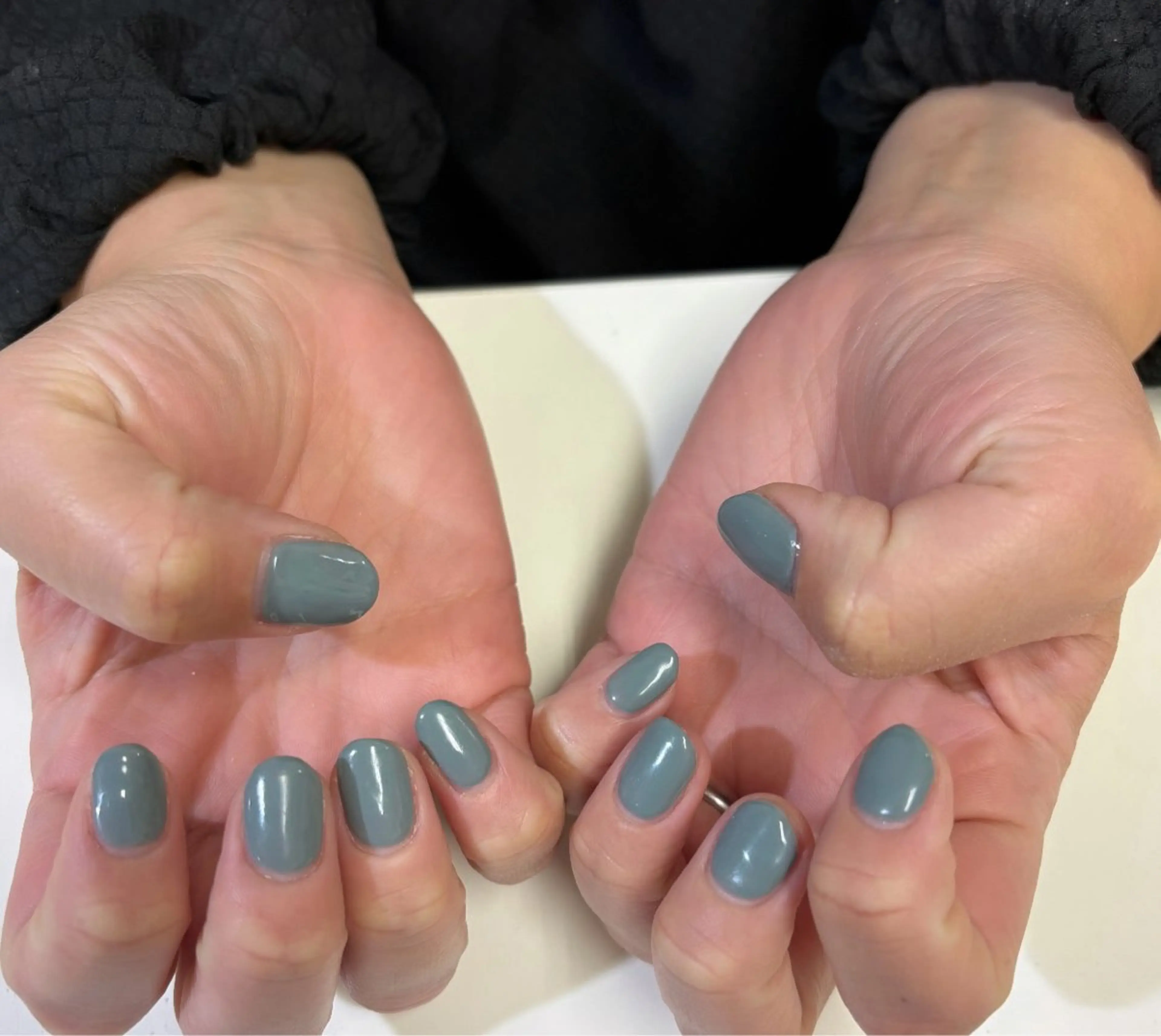 ネイル ワンカラーネイル ネイルサロンエーナイン イオン東札幌店 （ネイルサロン エーナイン イオンヒガシサッポ ロテン）所属・本郷 まおのネイルデザイン