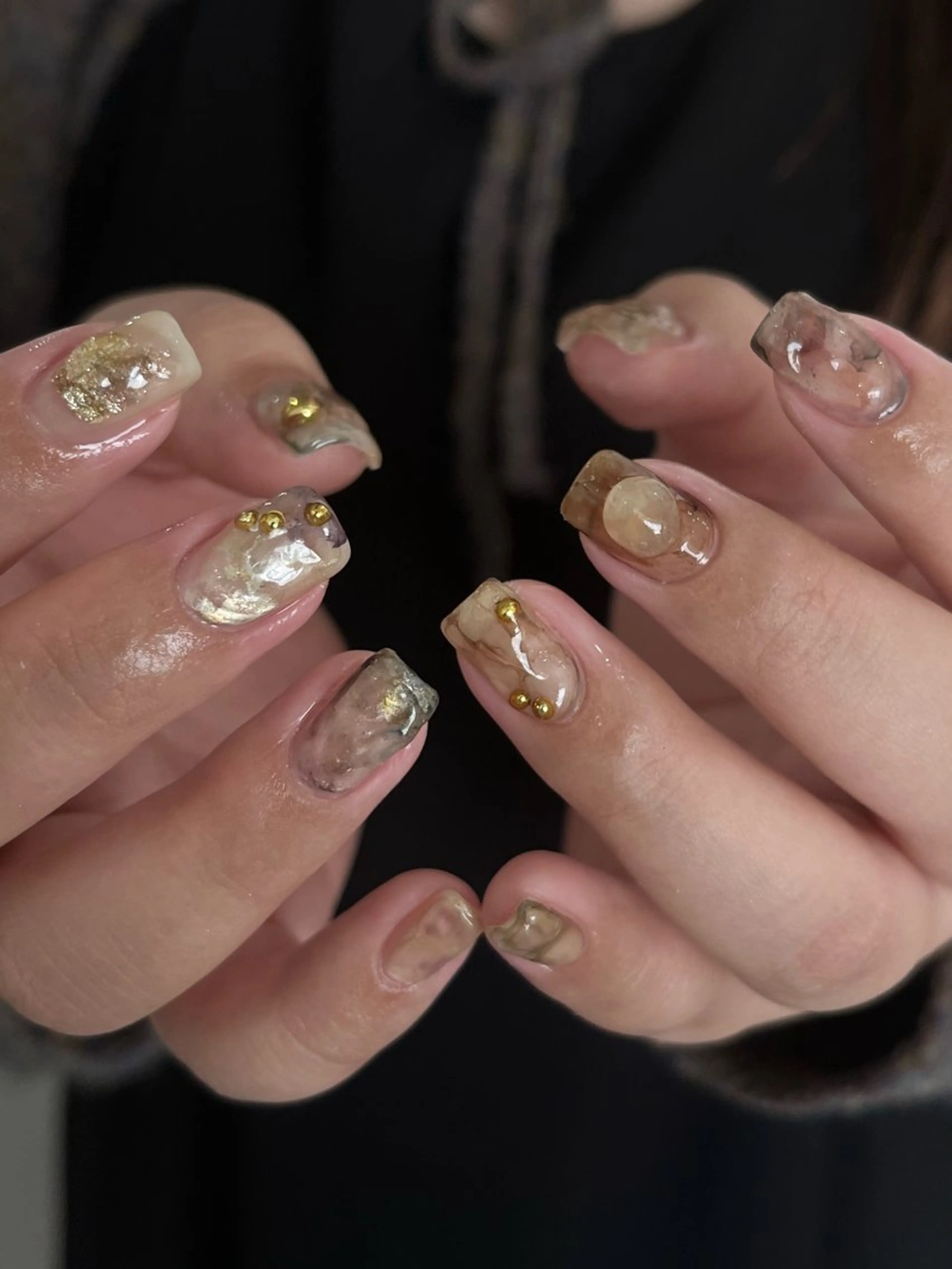 ネイル ハンドネイル LETTER_& SAKIのネイルデザイン