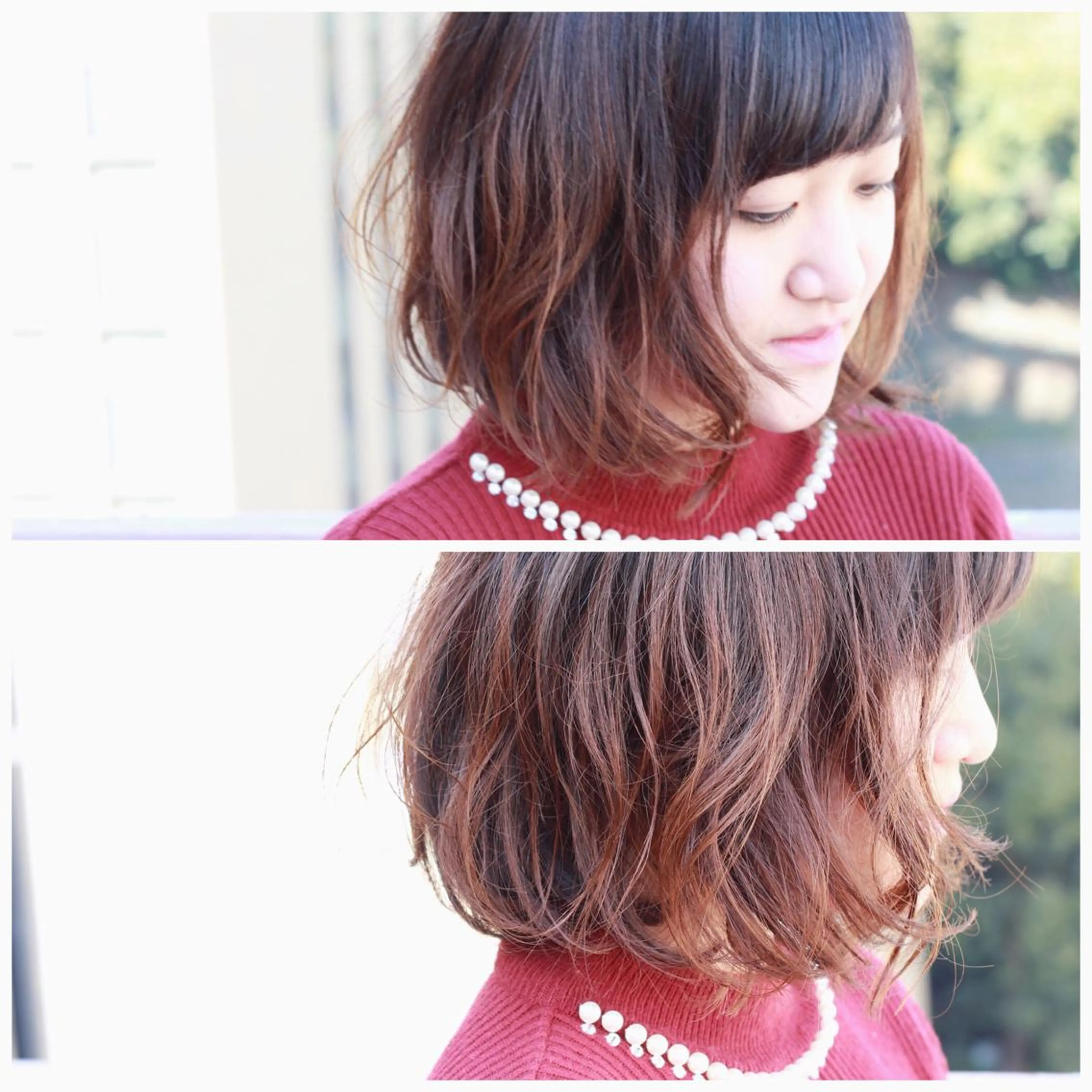 ショート パーマ カット パーマ 縮毛矯正 Viage （ビアージュ）のヘアスタイル