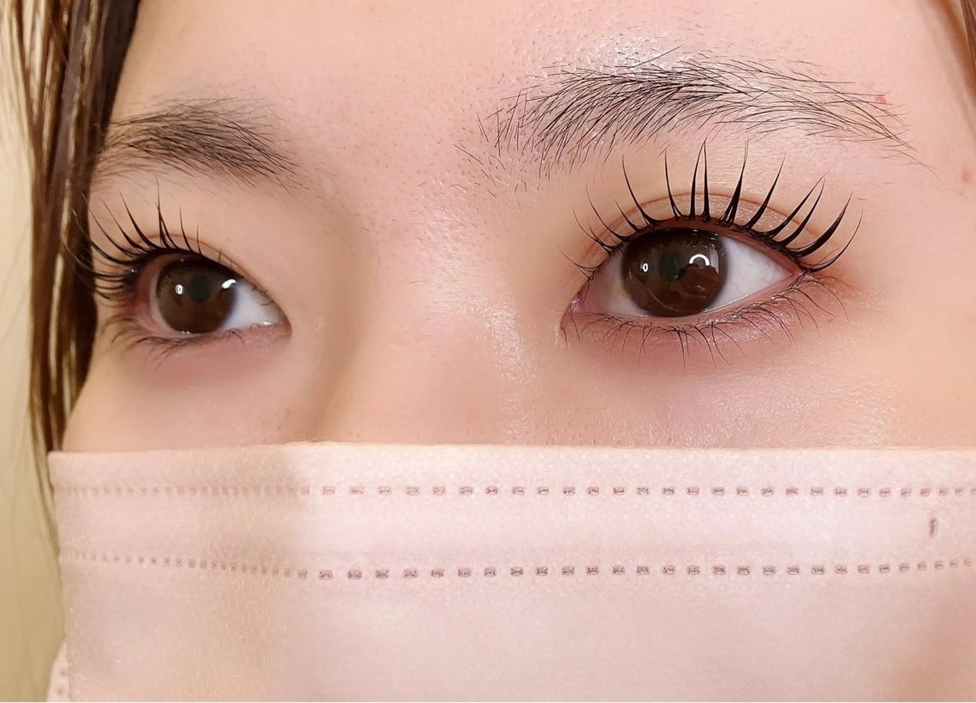 マツエク・マツパ パリジェンヌラッシュリフト 一重×まつ毛パーマ Hair&Make Nahoのマツエク・マツパデザイン