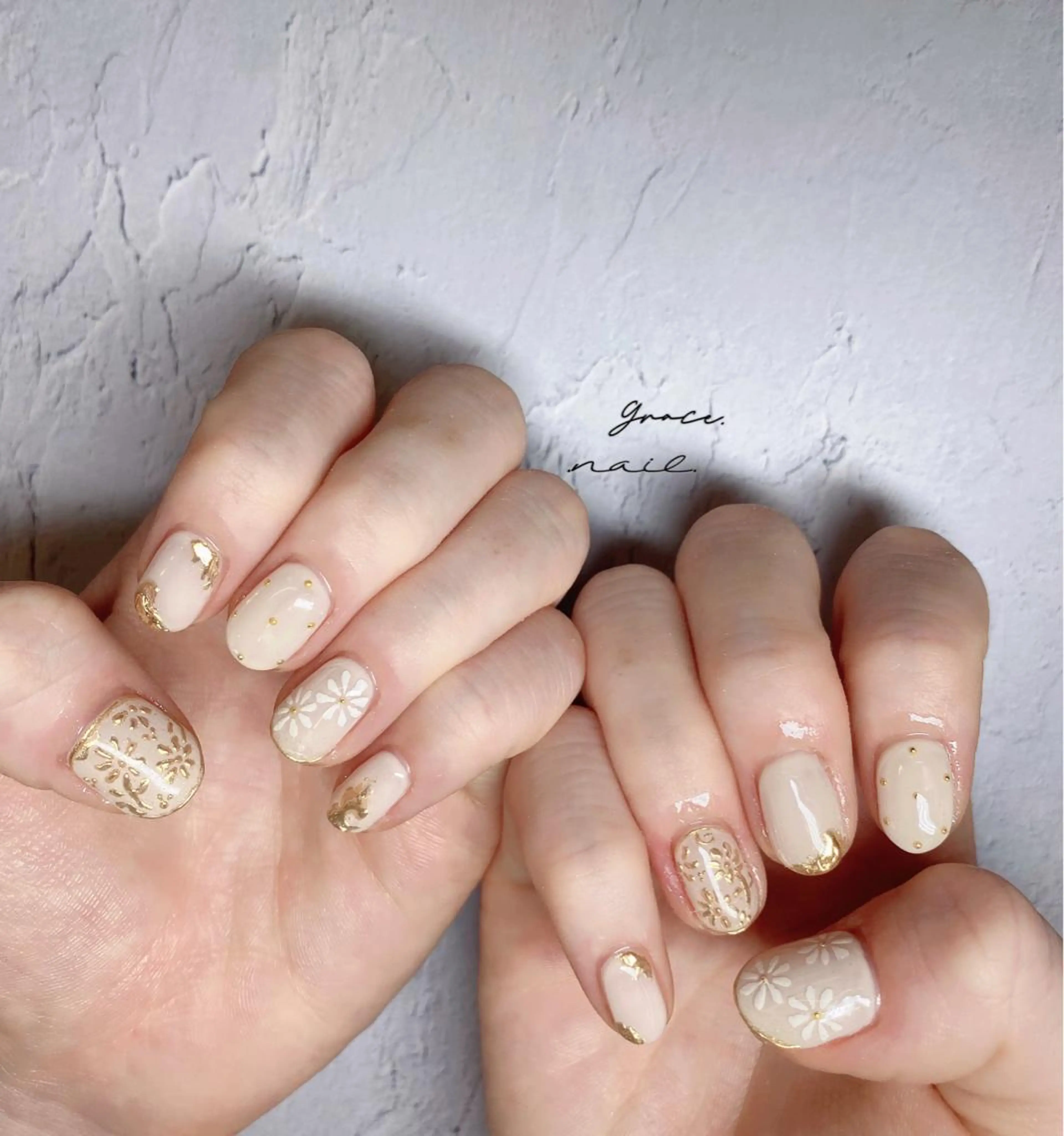 ネイル ハンドネイル ☆*｡Grace Nail｡*☆のネイルデザイン