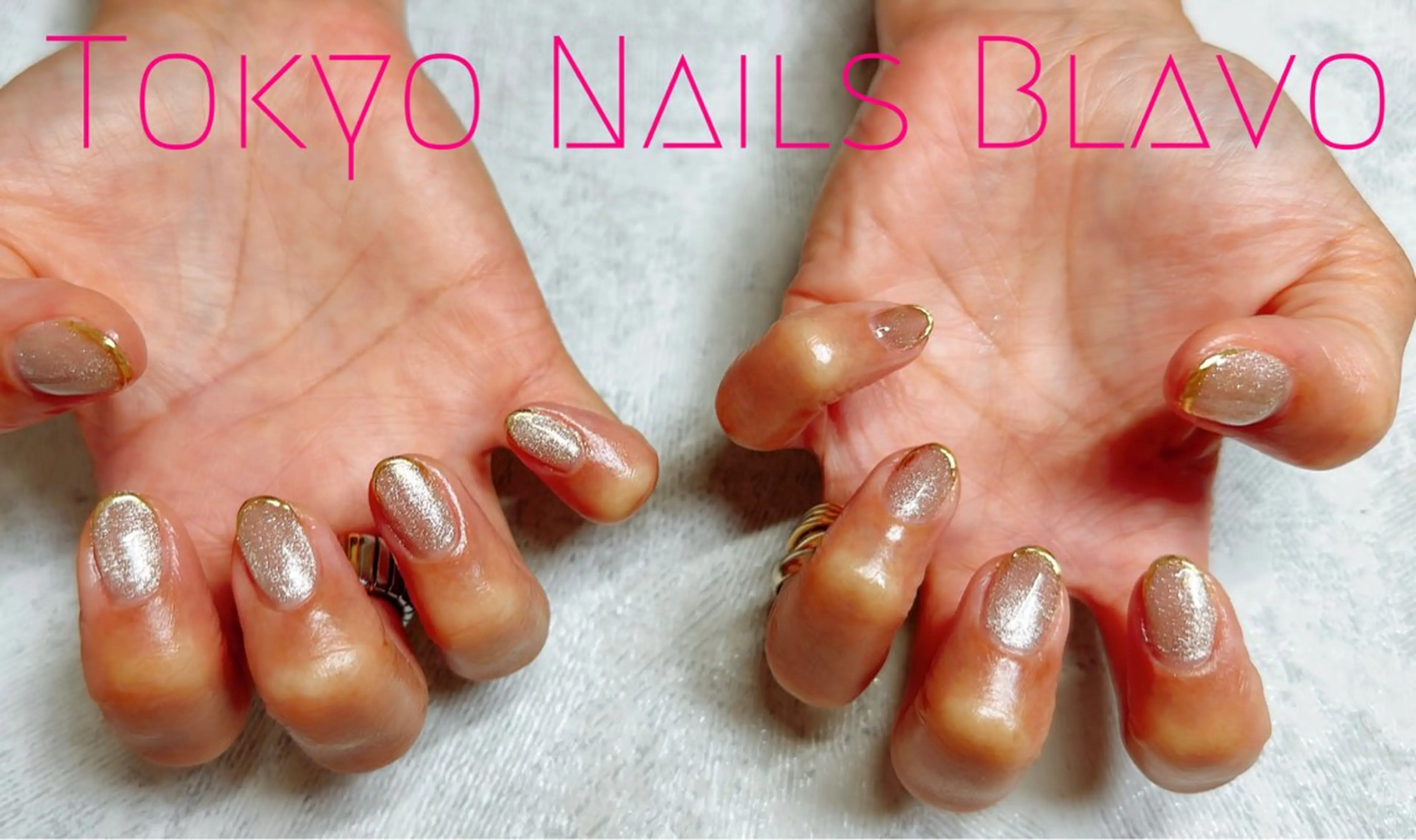 ネイル フレンチネイル マグネットネイル ミラーネイル T.N.B 山本陽子のネイルデザイン