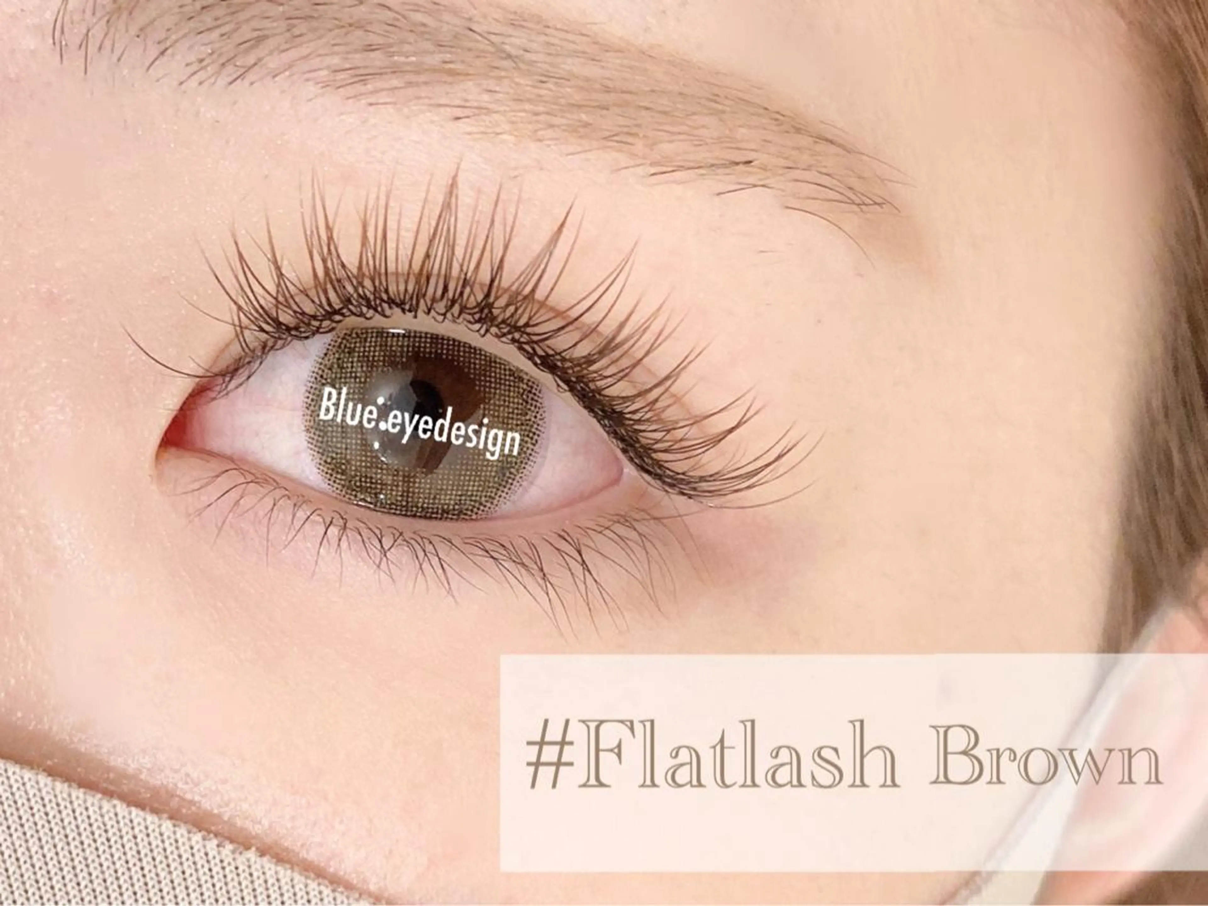 マツエク・マツパ フラットラッシュ Blue_eyedesign所属・個室まつげサロン 越谷　aoiのマツエク・マツパデザイン