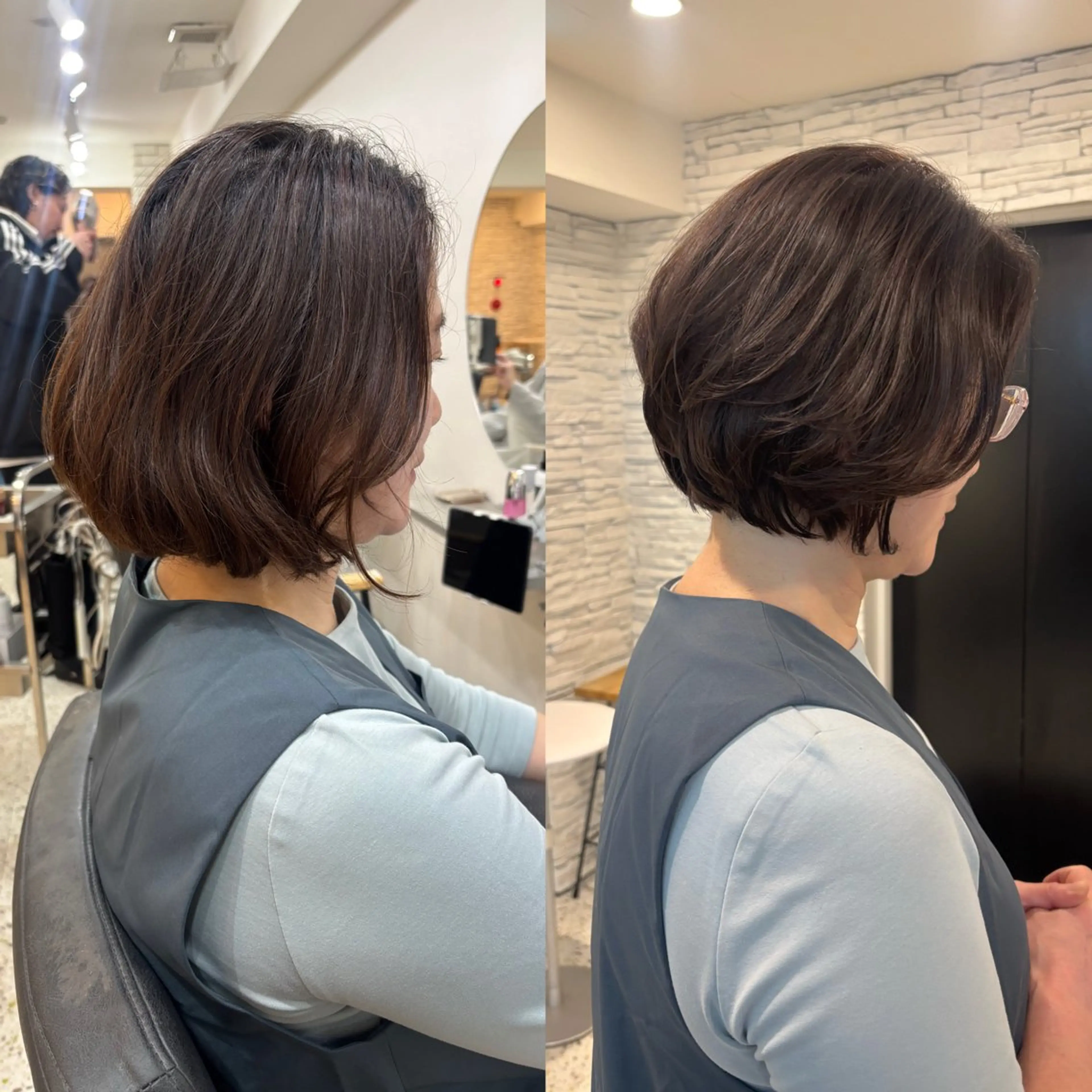 ショート ヘアカラー memories銀座所属・ボブ/透明感カラー/ 艶髪/azumiのヘアスタイル