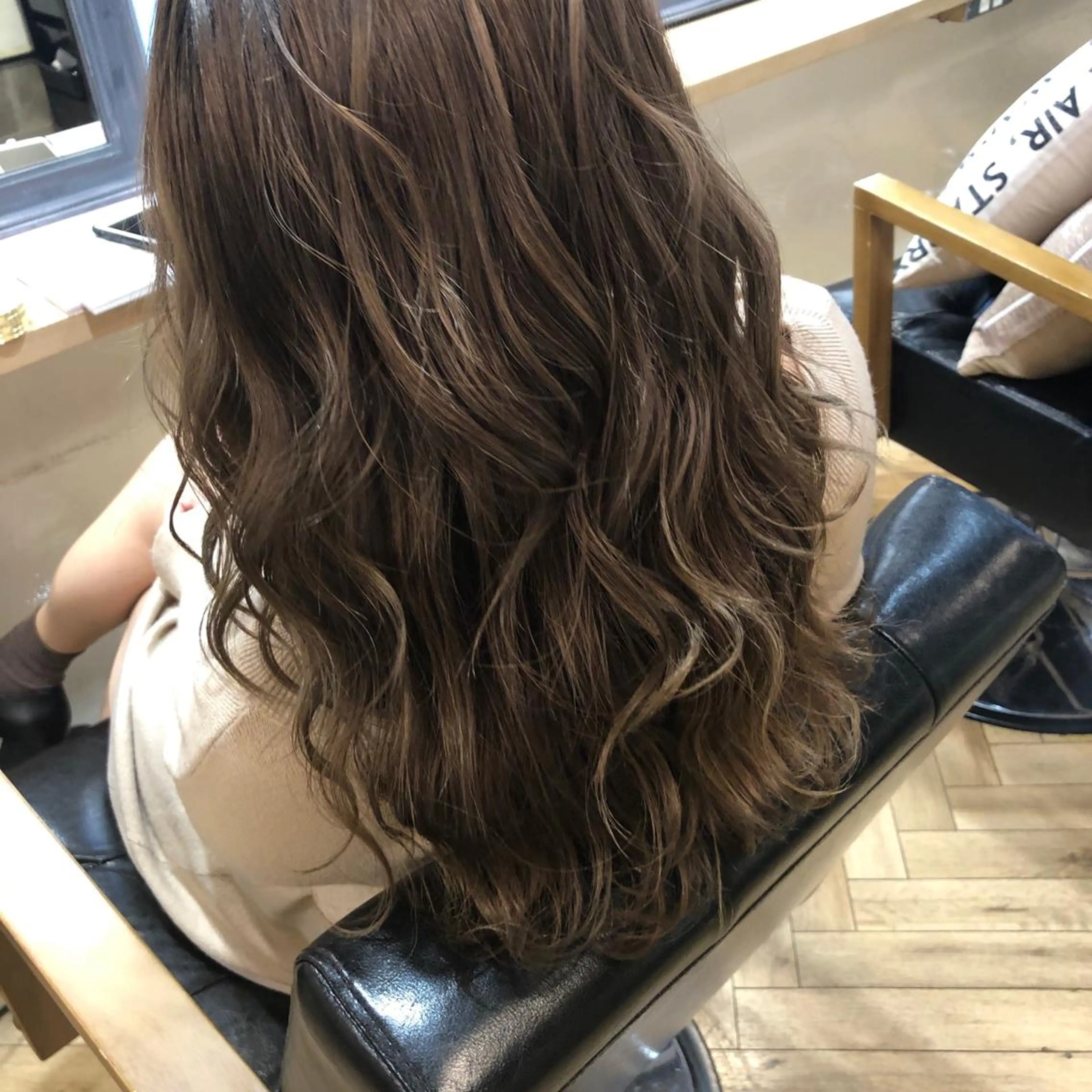 ロング カラー 艶カラー/韓国顔周り 🎀mamiのヘアスタイル