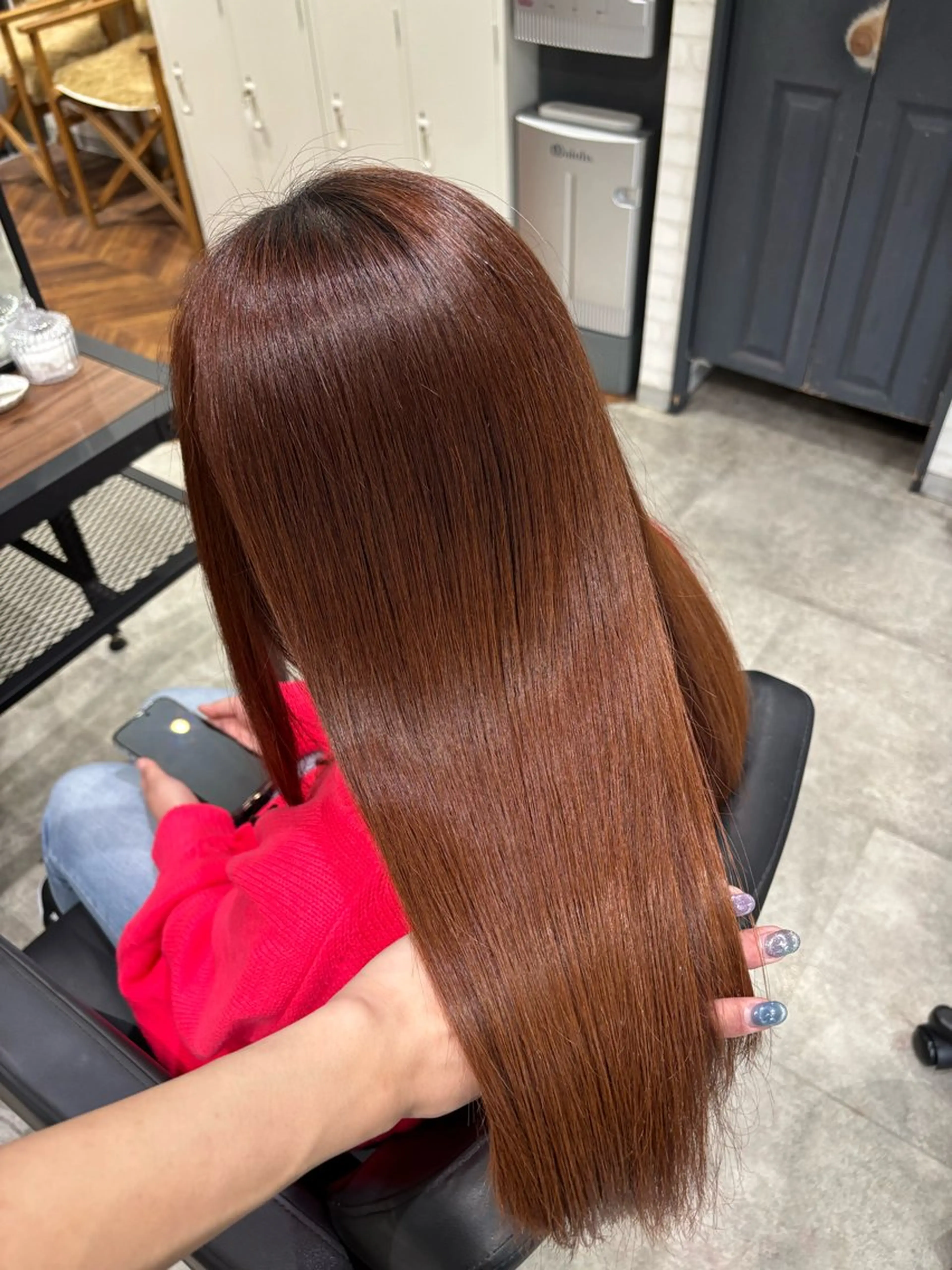 ロング カット トリートメント Zina/タカト/ レイヤー×艶髪✨️のヘアスタイル