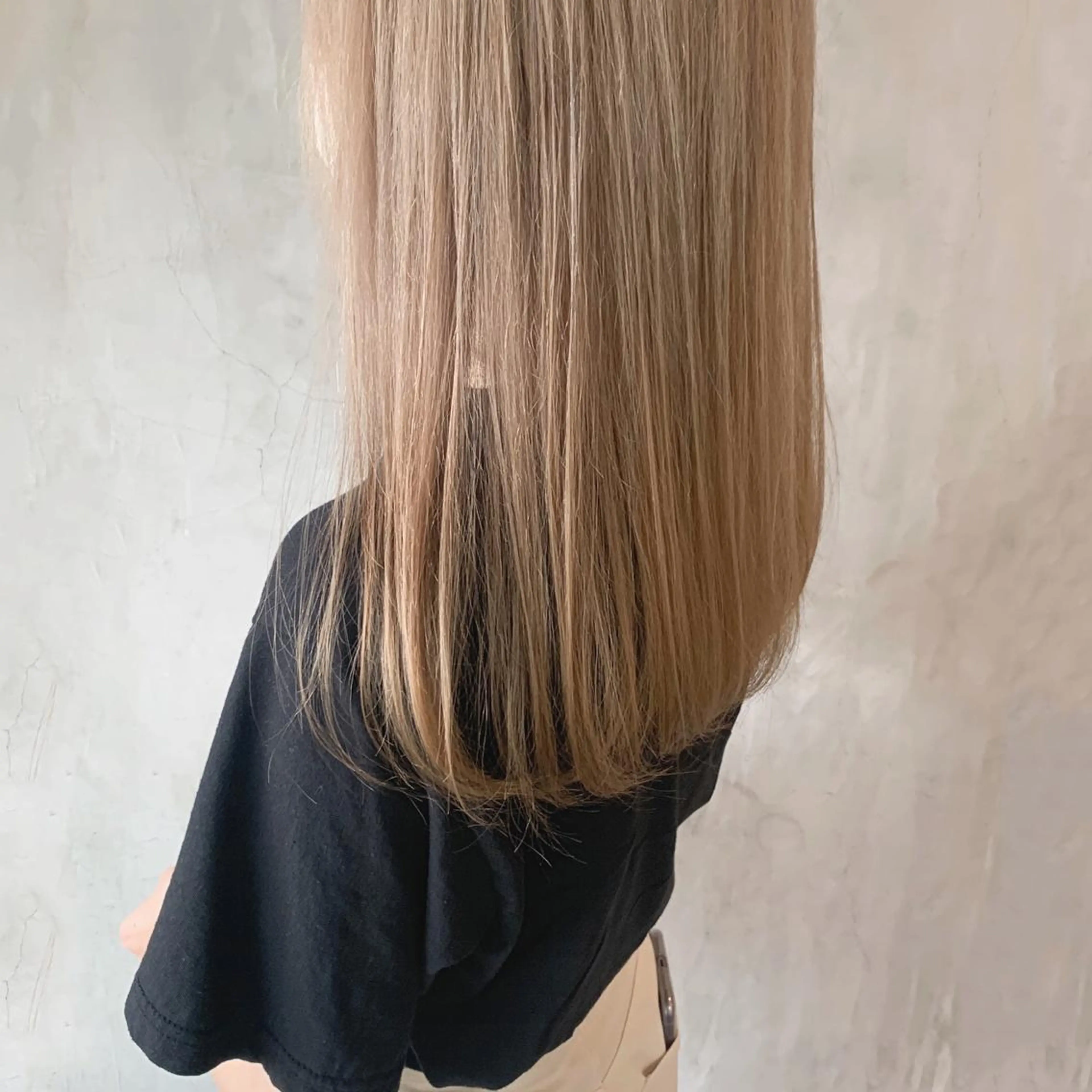 ロング カラー SAKURA 原宿所属・なかの たくみのヘアスタイル