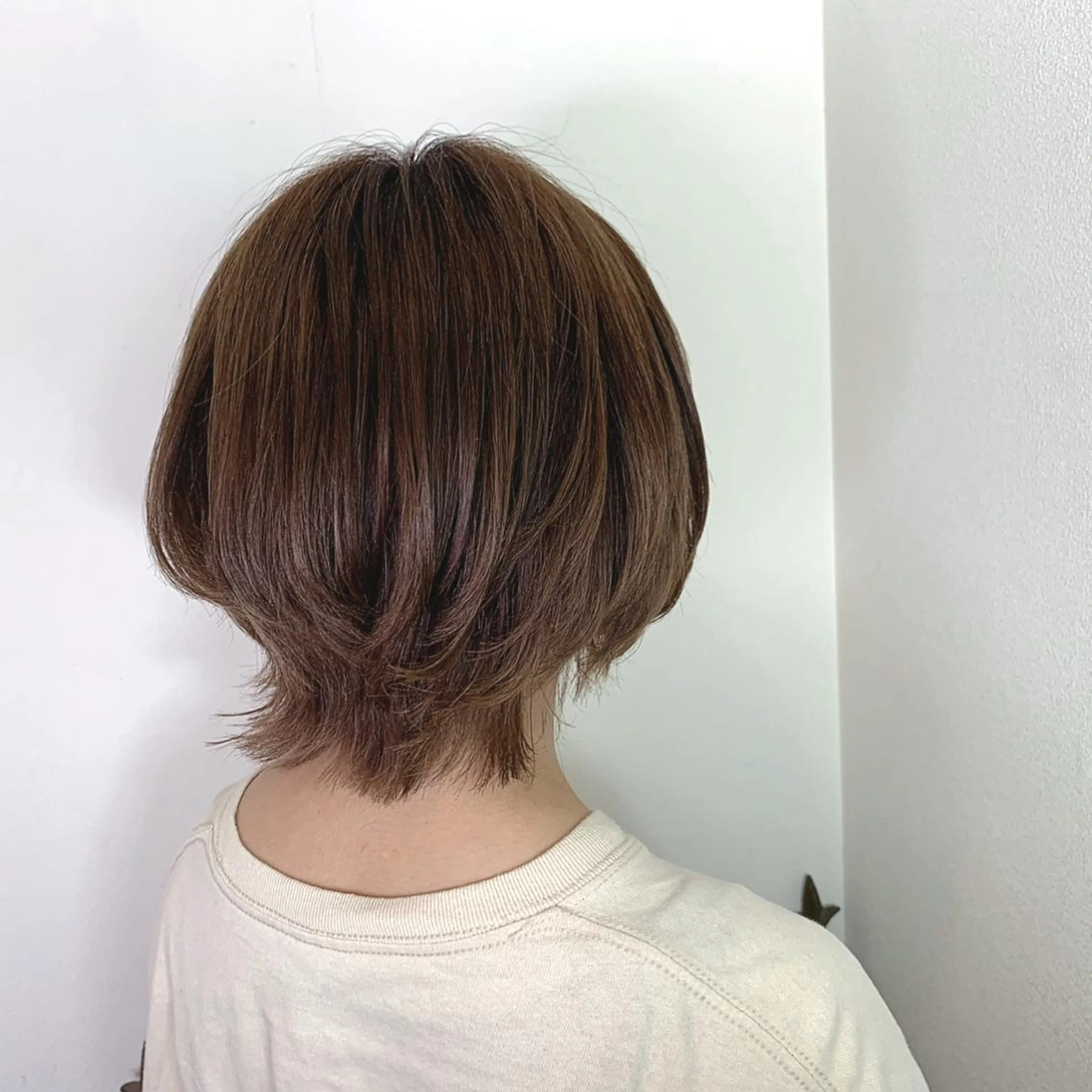 ショート カラー ウルフカット ボブウルフ／ボブ Satsuki【名駅のヘアスタイル