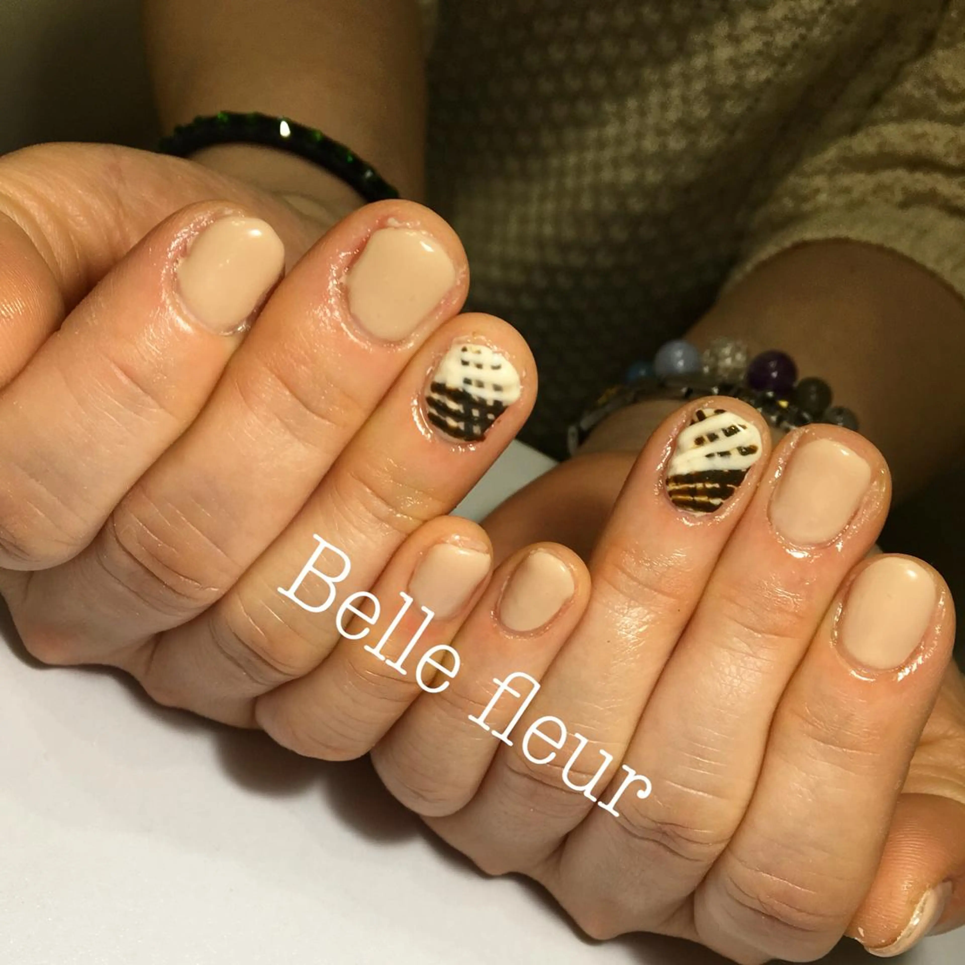 ショート ネイル Belle fleurのネイルデザイン