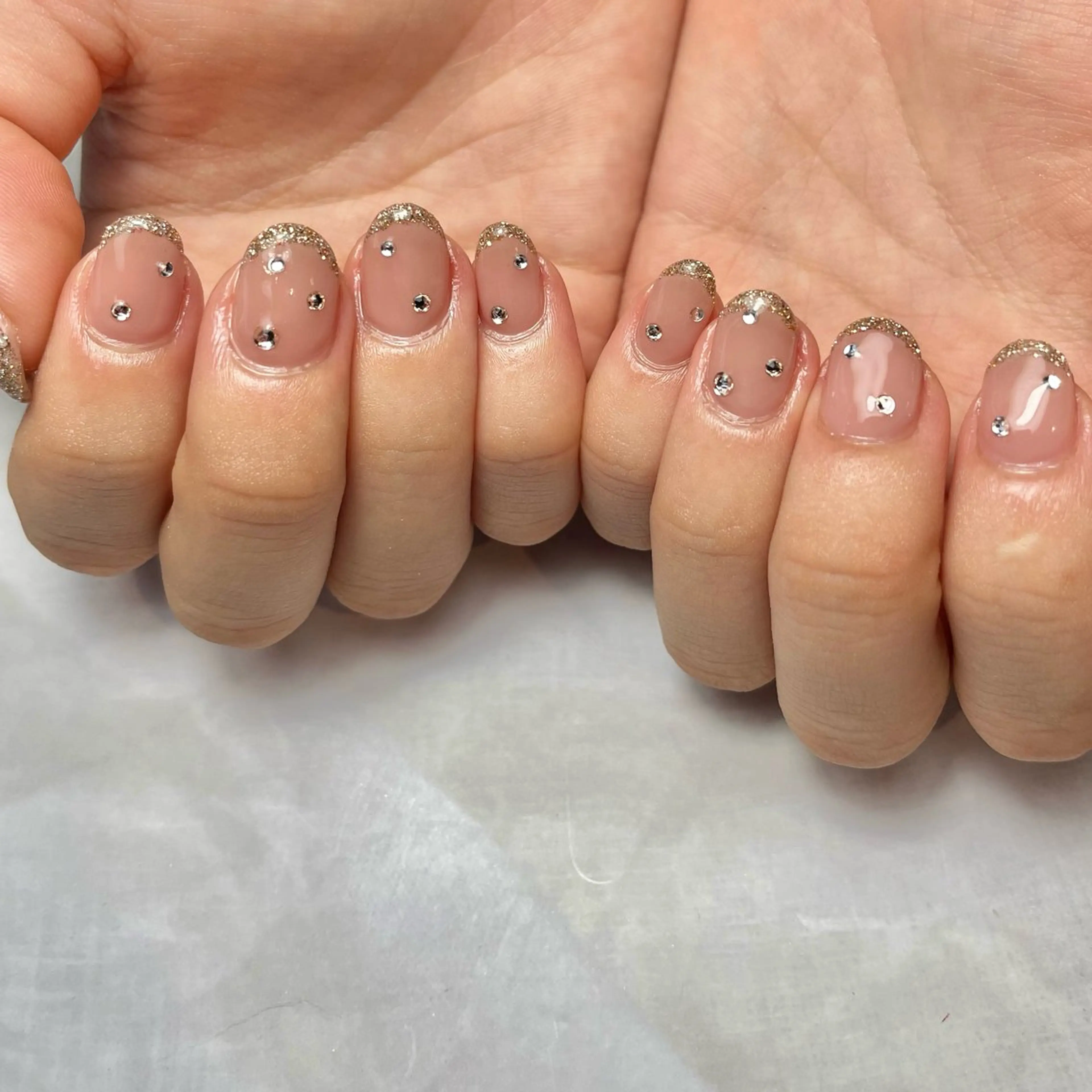 ネイル ラメ(グリッター) 持ち込み ハンドネイル Reflection marikoのネイルデザイン