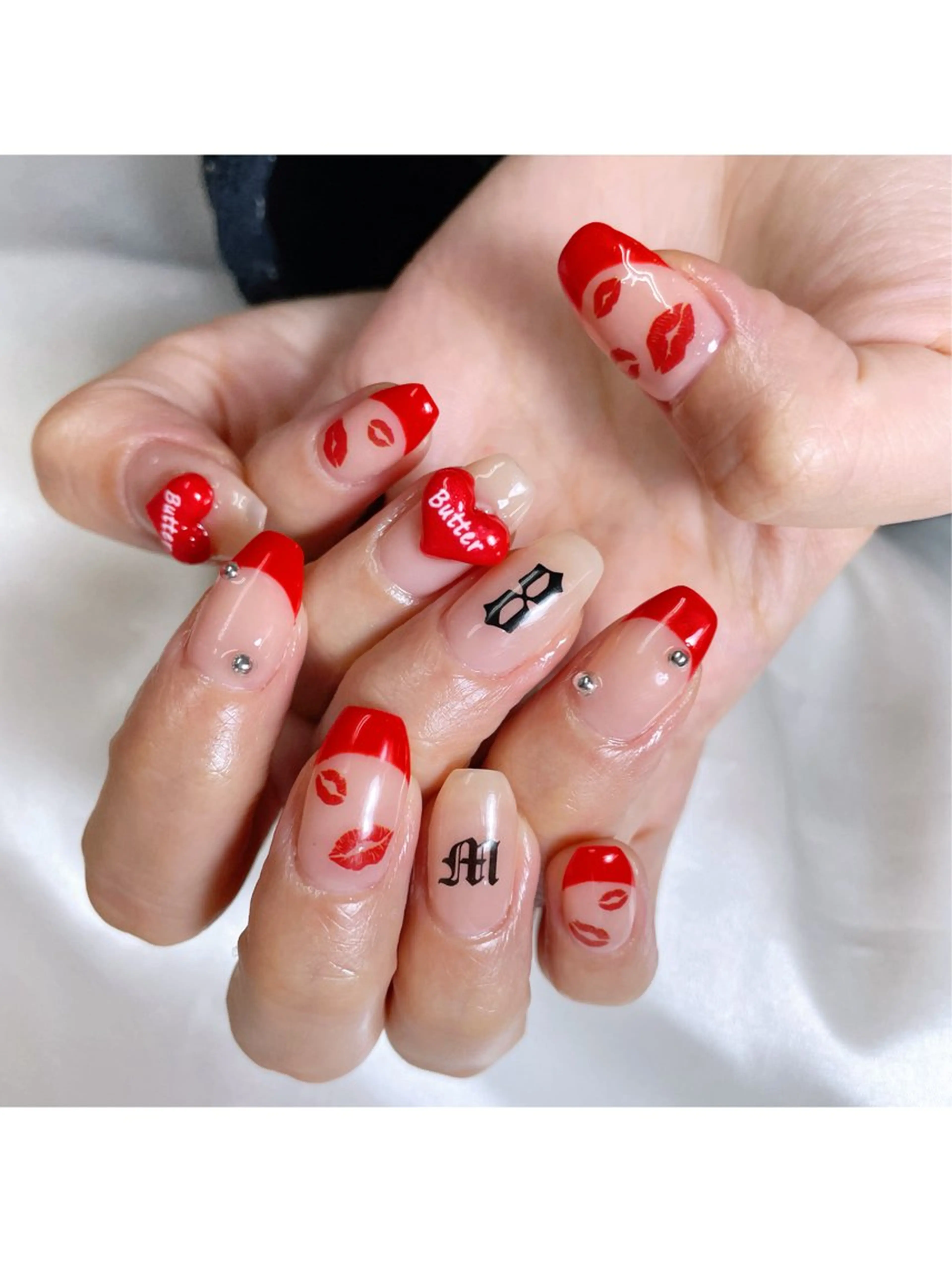 ネイル ブラウン チークネイル 桜ネイル 長さ出し フットネイル ハンドネイル YURI NAILのネイルデザイン