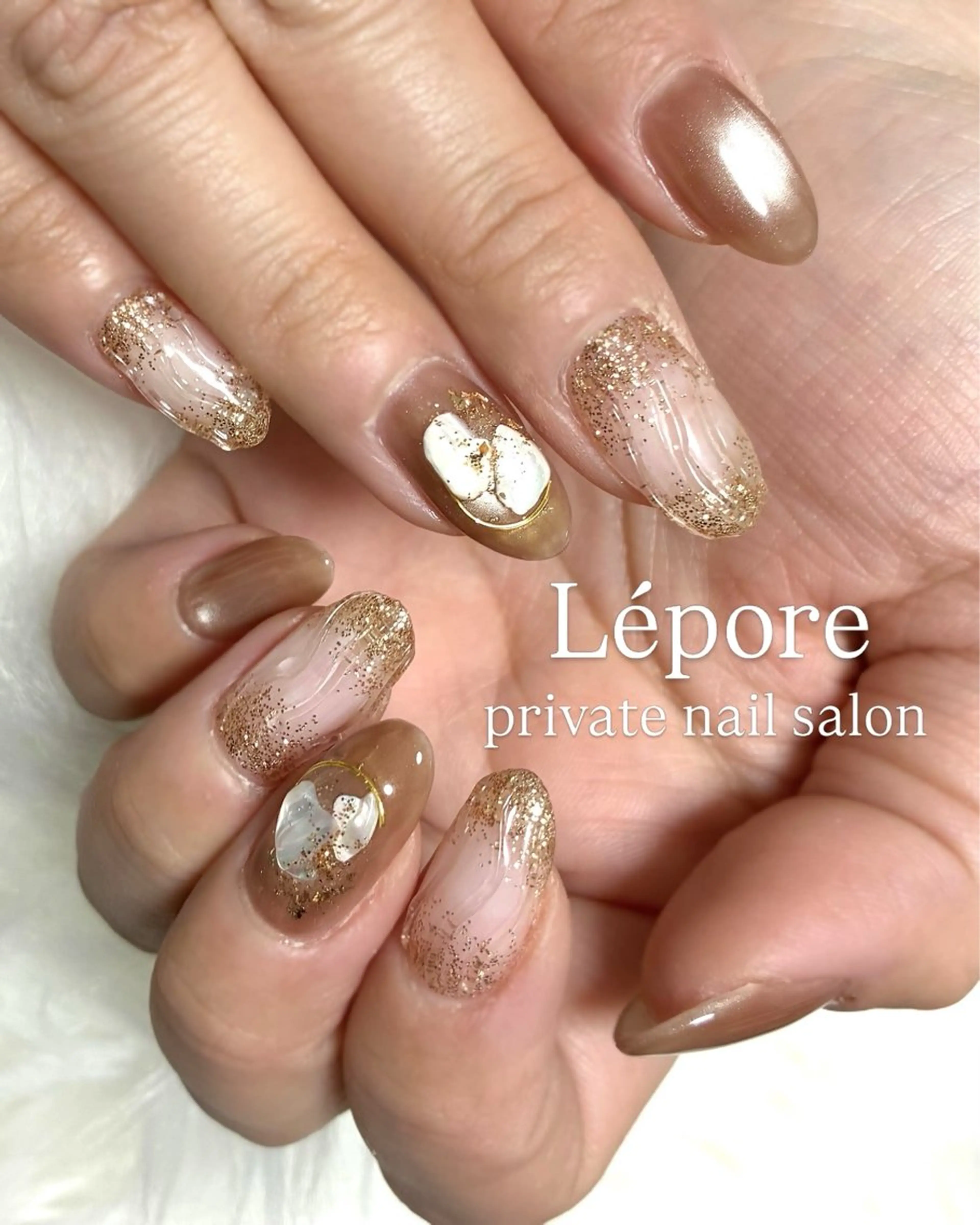 ネイル ハンドネイル lépore nail salonのネイルデザイン