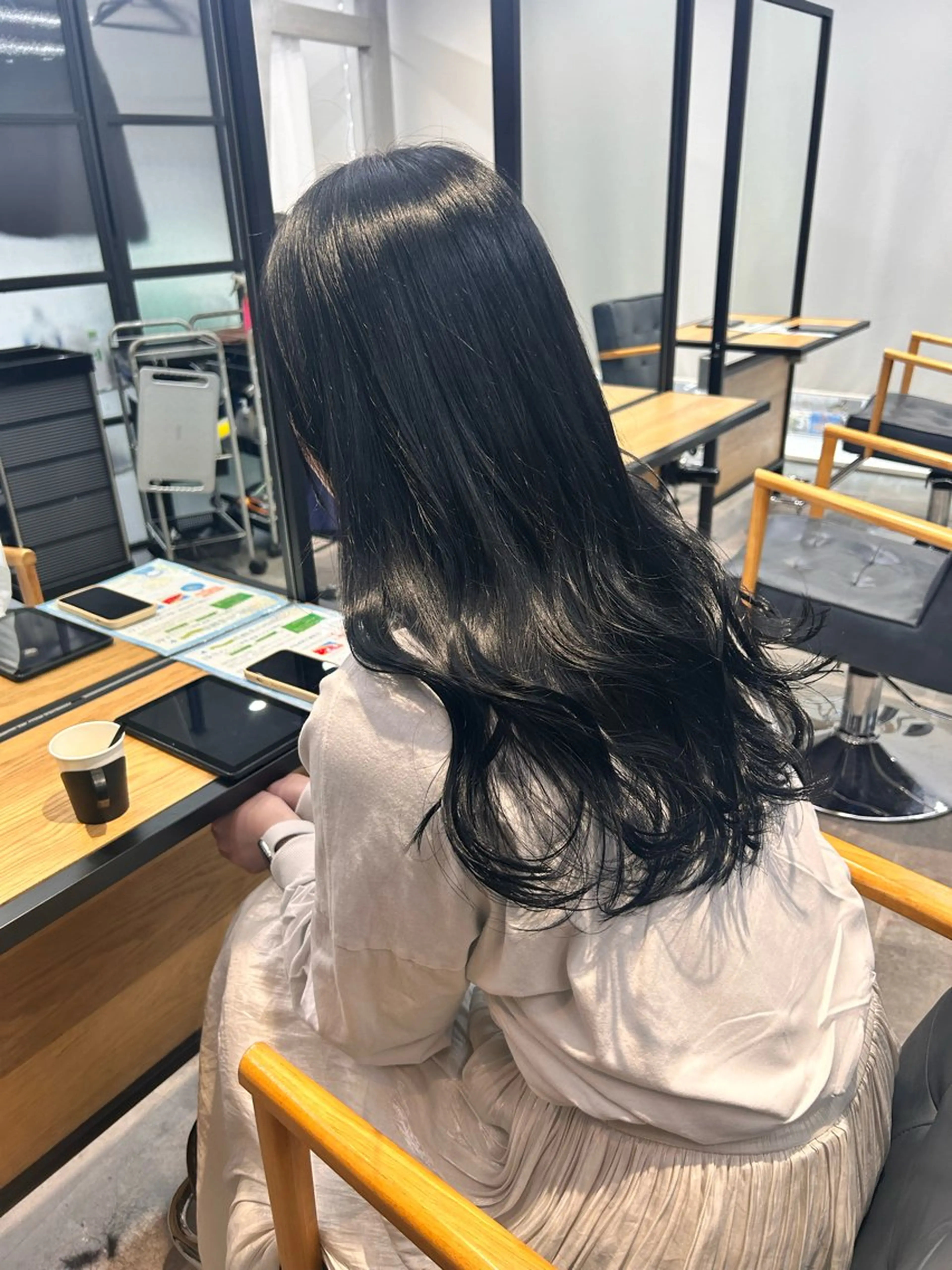 ロング カラー 韓国×髪質改善カラー 💎hinaのヘアスタイル