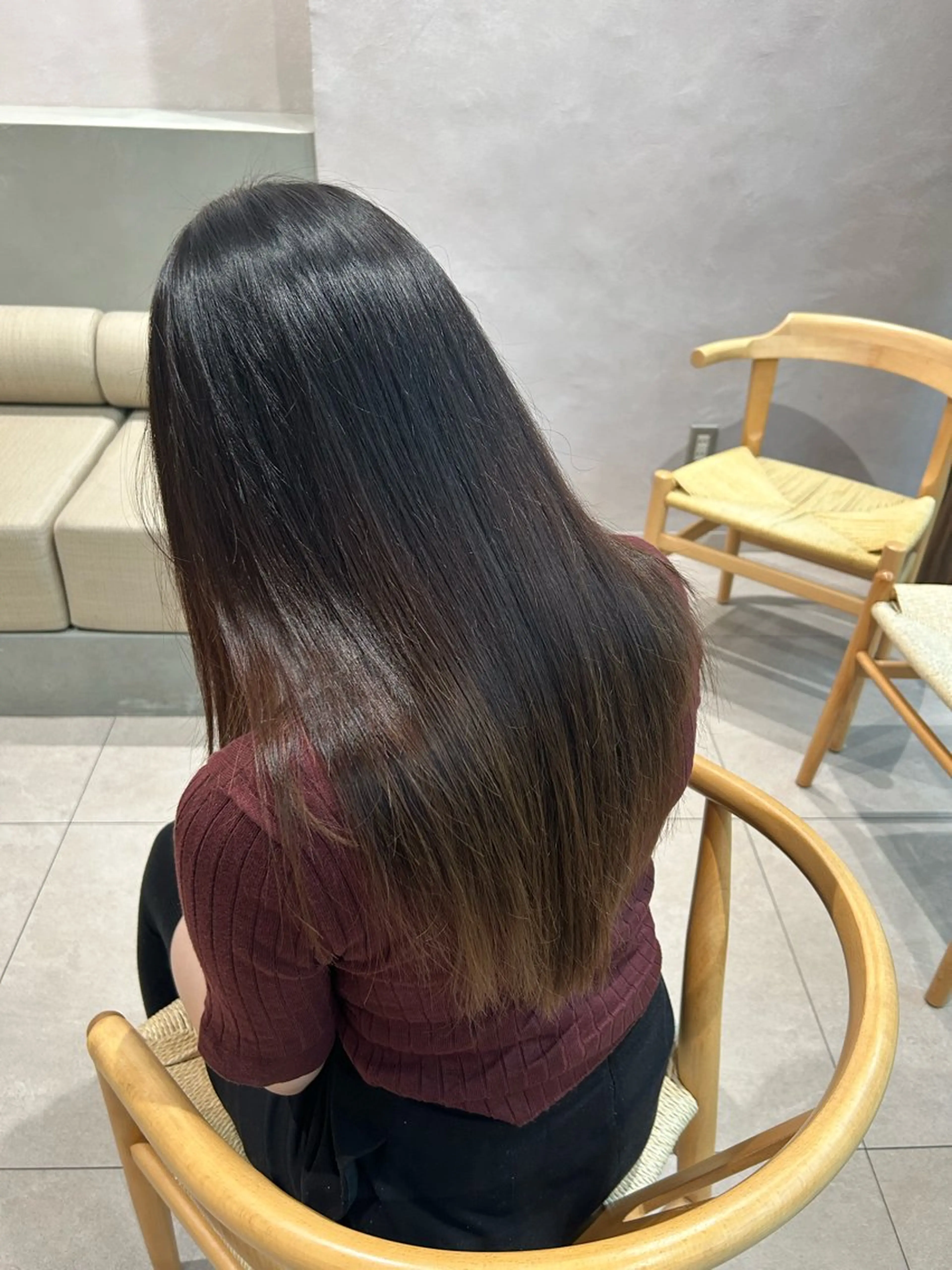 セミロング ‪広瀬快斗／ツヤ髪 /似合わせカラー🌱のヘアスタイル