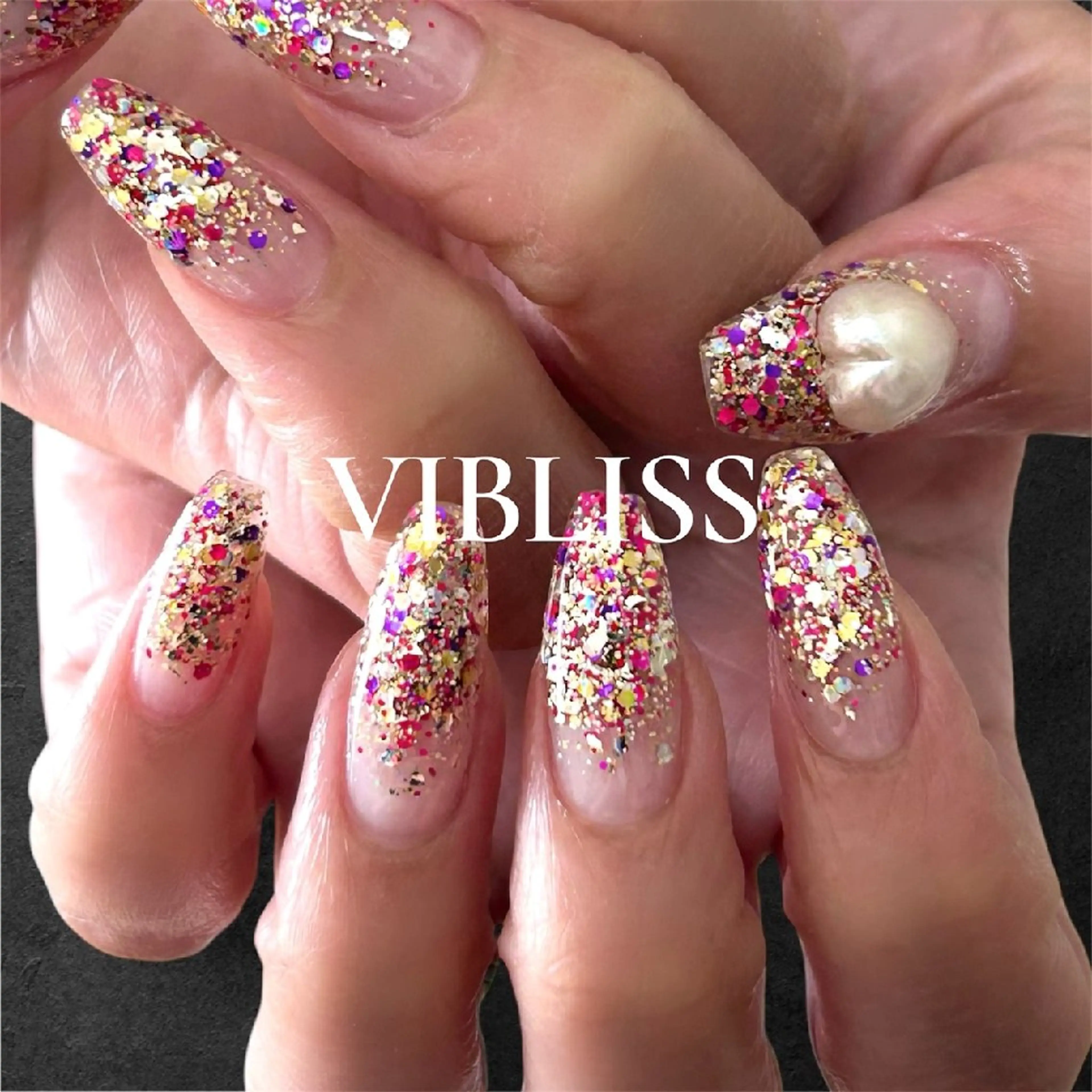 ネイル グラデーション ハンドネイル VIBLISS福岡店 yurichanのネイルデザイン