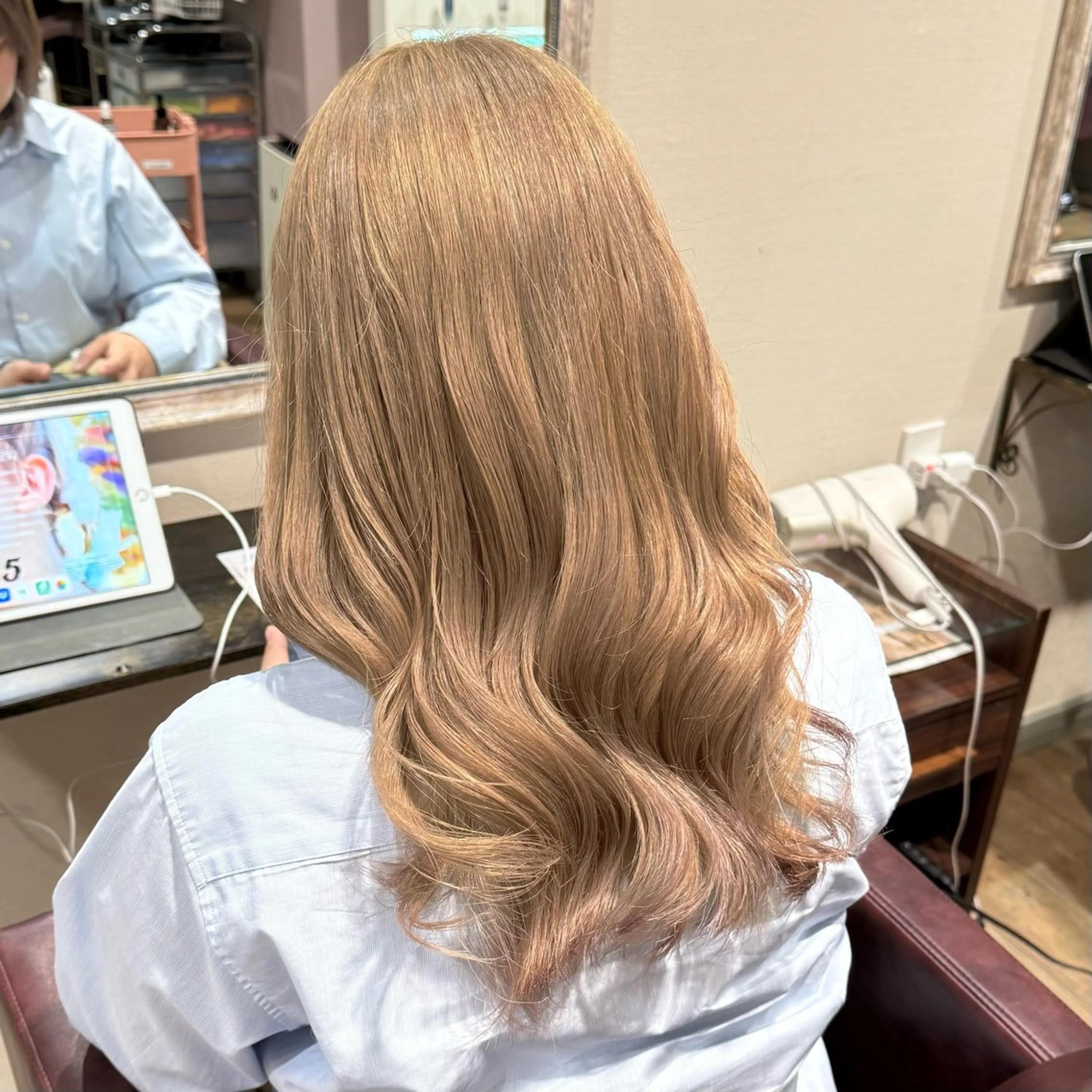 セミロング カラー 柔らかいcolor ￤韓国￤🩰マユ🩰のヘアスタイル