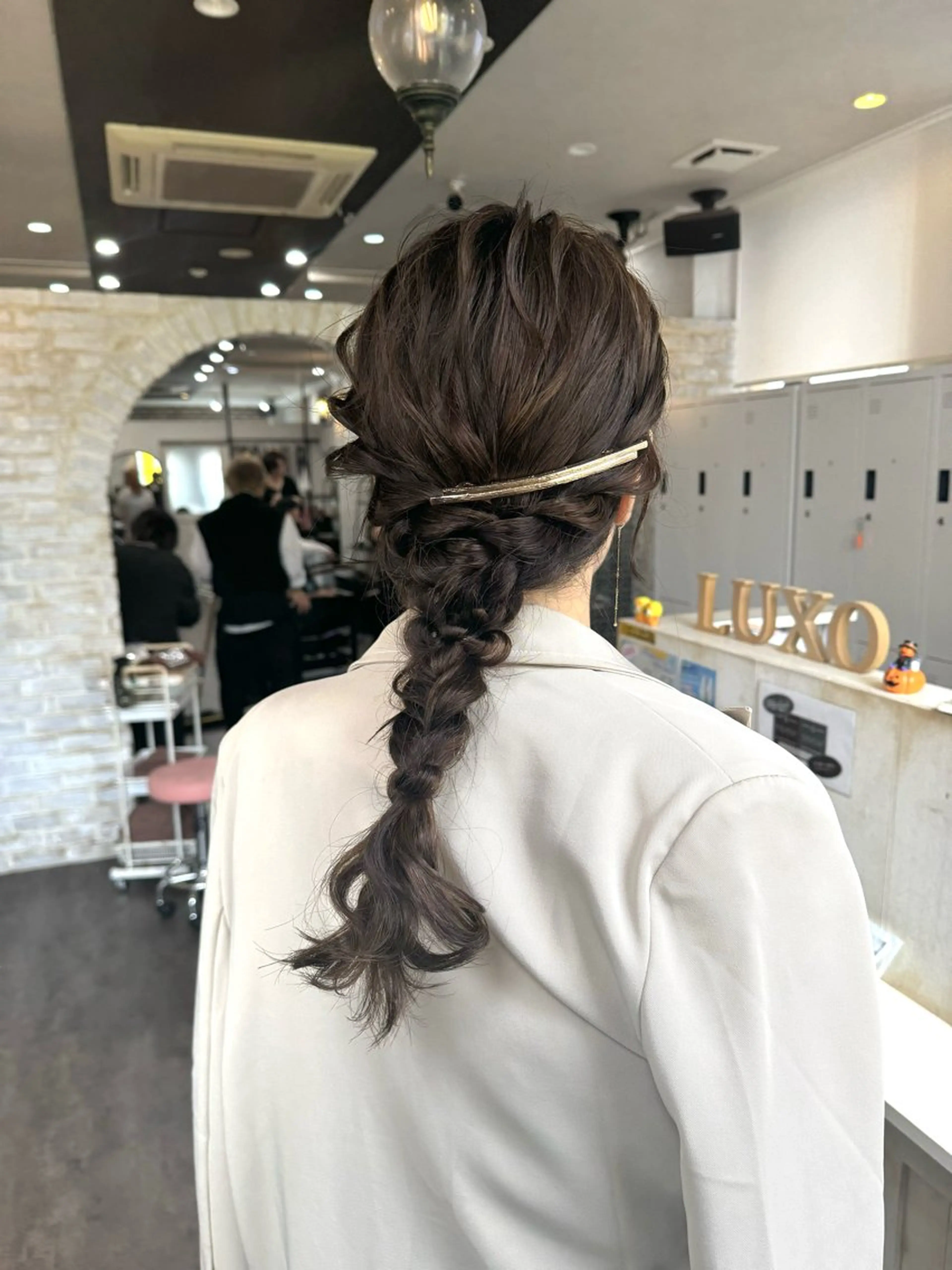 セミロング カラー🫧アレンジ 🎀REIMIのヘアスタイル