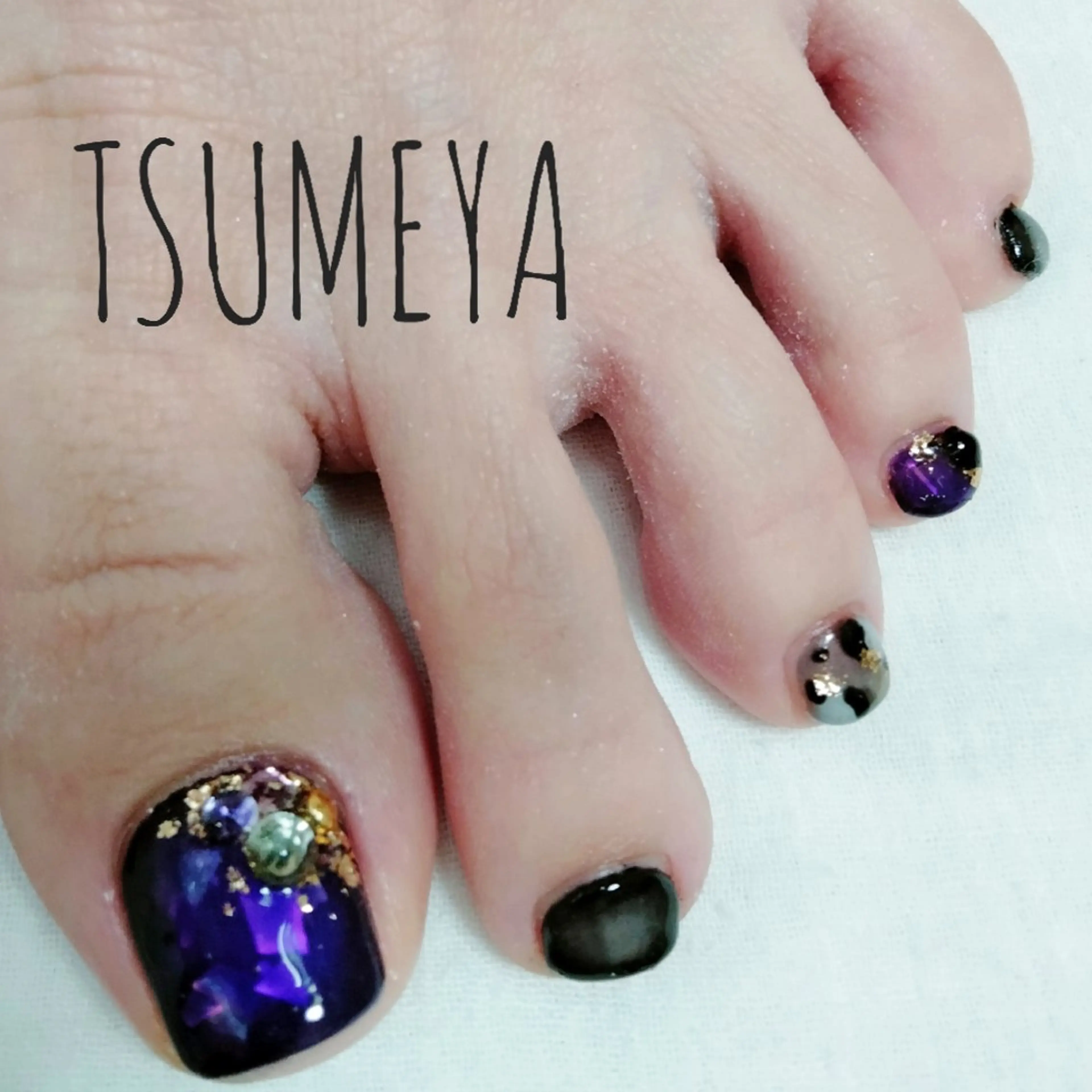 ネイル フットネイル ハロウィン フットネイル _TSUMEYA _のネイルデザイン