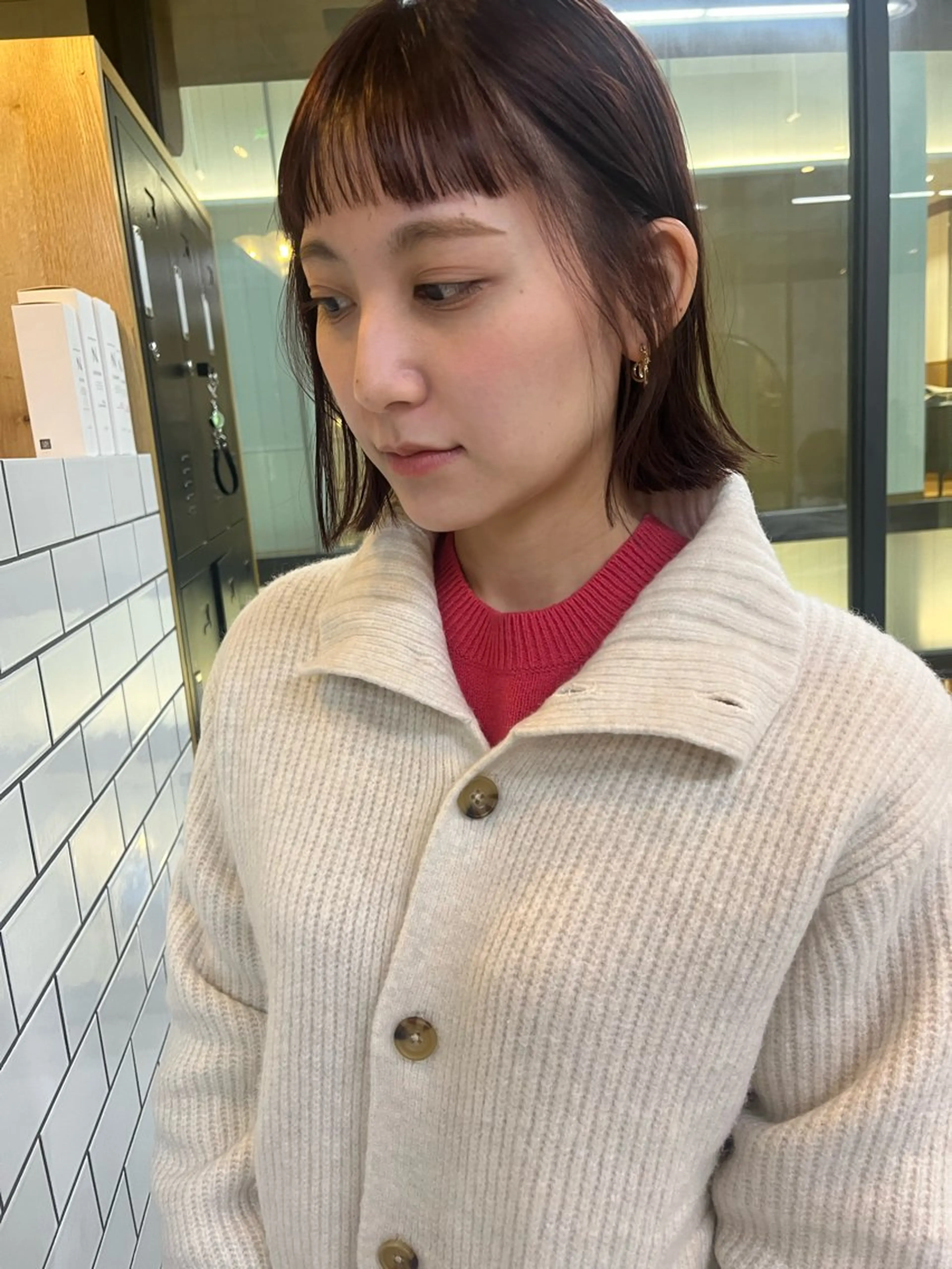 ショート カラー 細川 夕利亜のヘアスタイル