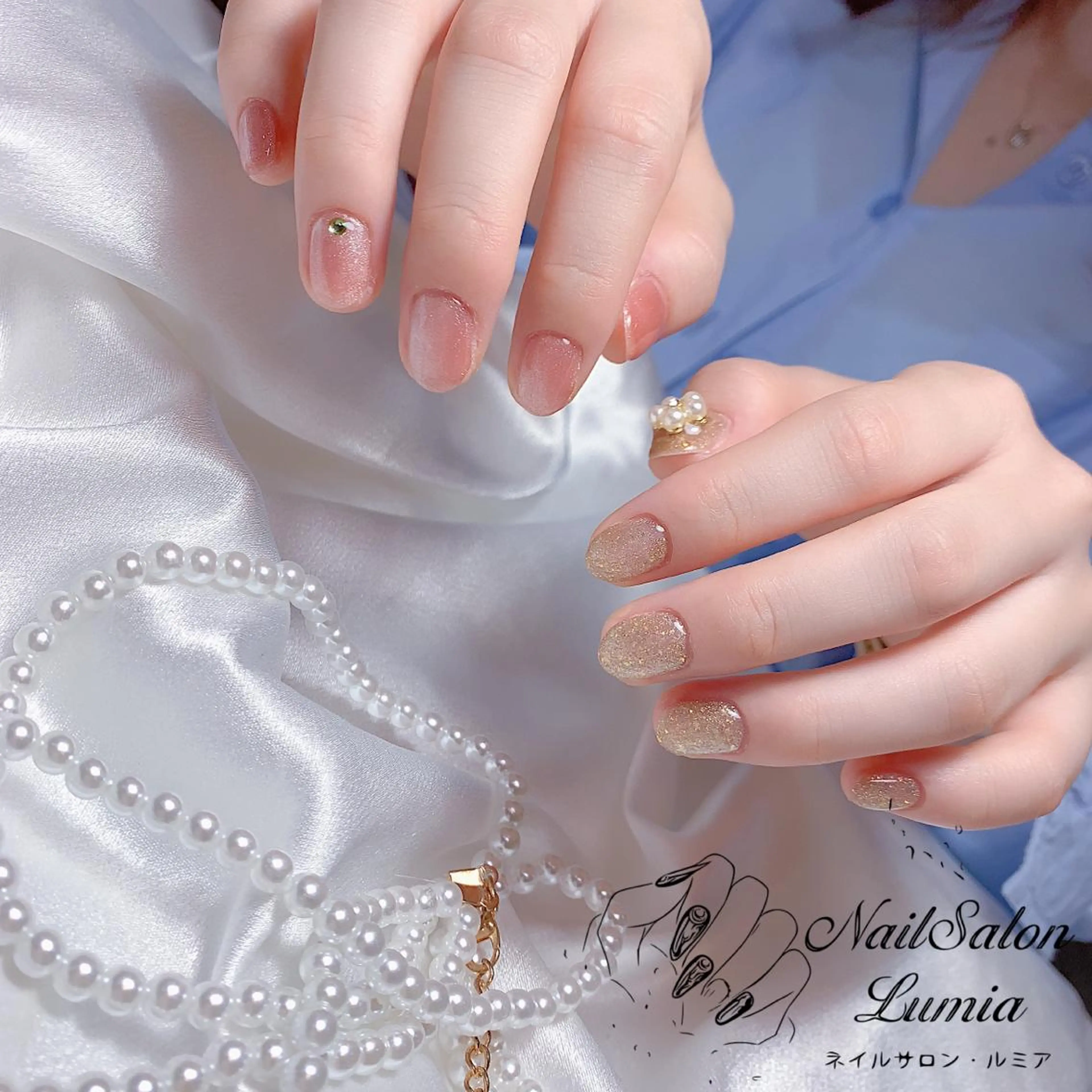 ネイル ハンドネイル ネイルサロン ルミア Lumia 店長のネイルデザイン