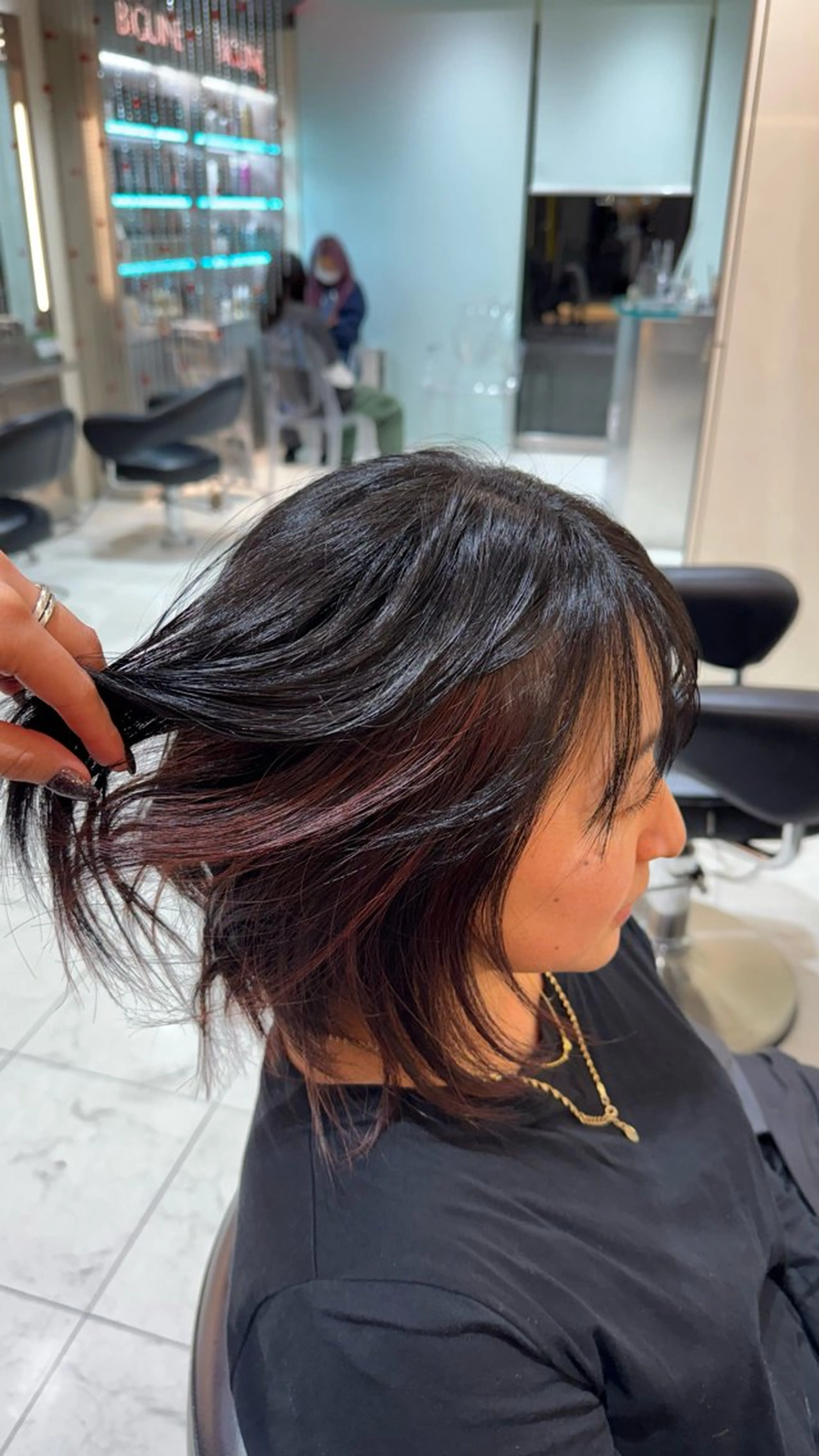 ミディアム カラー ヘアカラー ジャンクロードビギン 下北沢店所属・ルナ/モデル募集🎀 /バレイヤージュのヘアスタイル