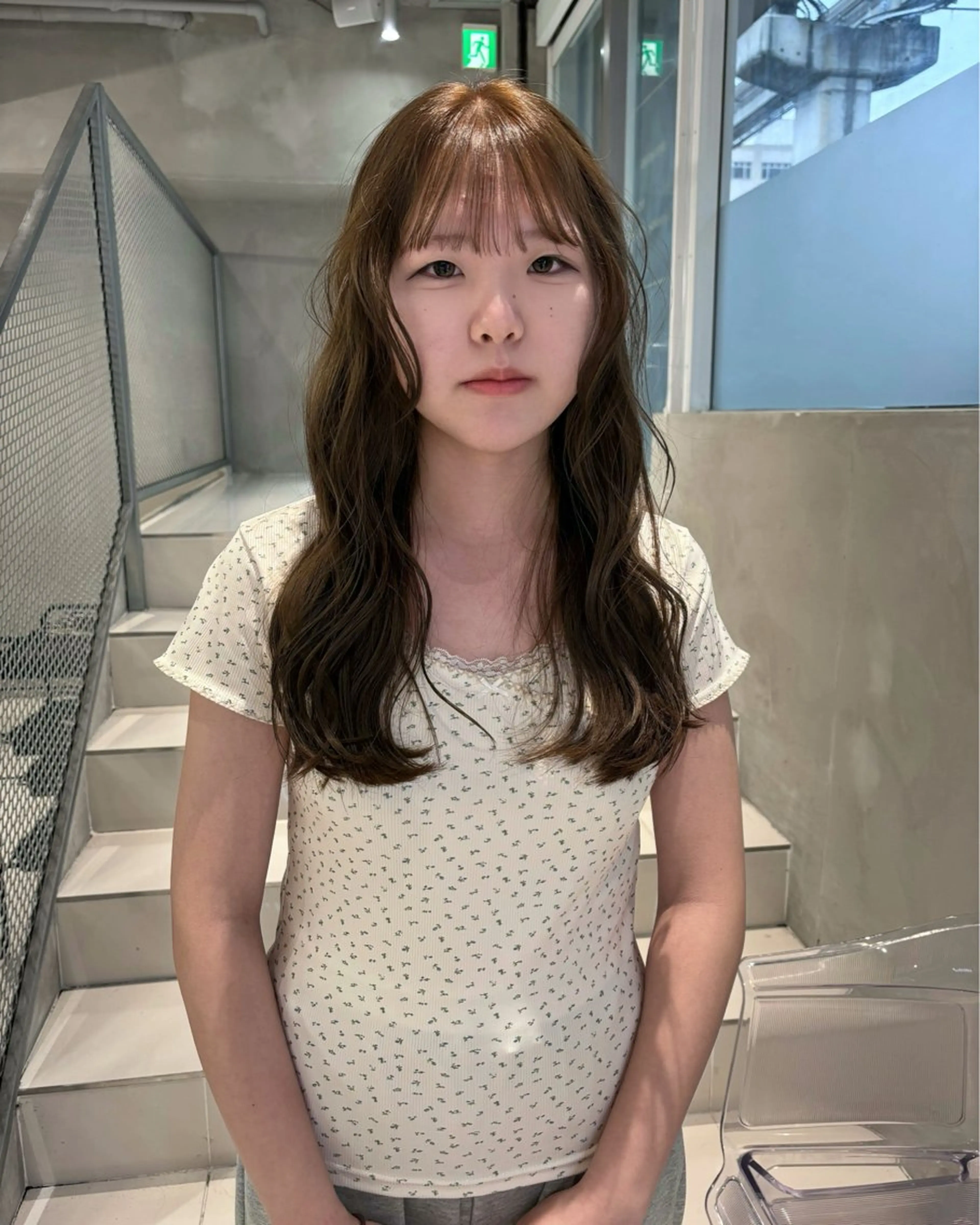 カラー ブリーチ 透明感カラー ブリーチなしカラー ヘアカラー 透明感カラー/set /hana🍀🪽‪のヘアスタイル