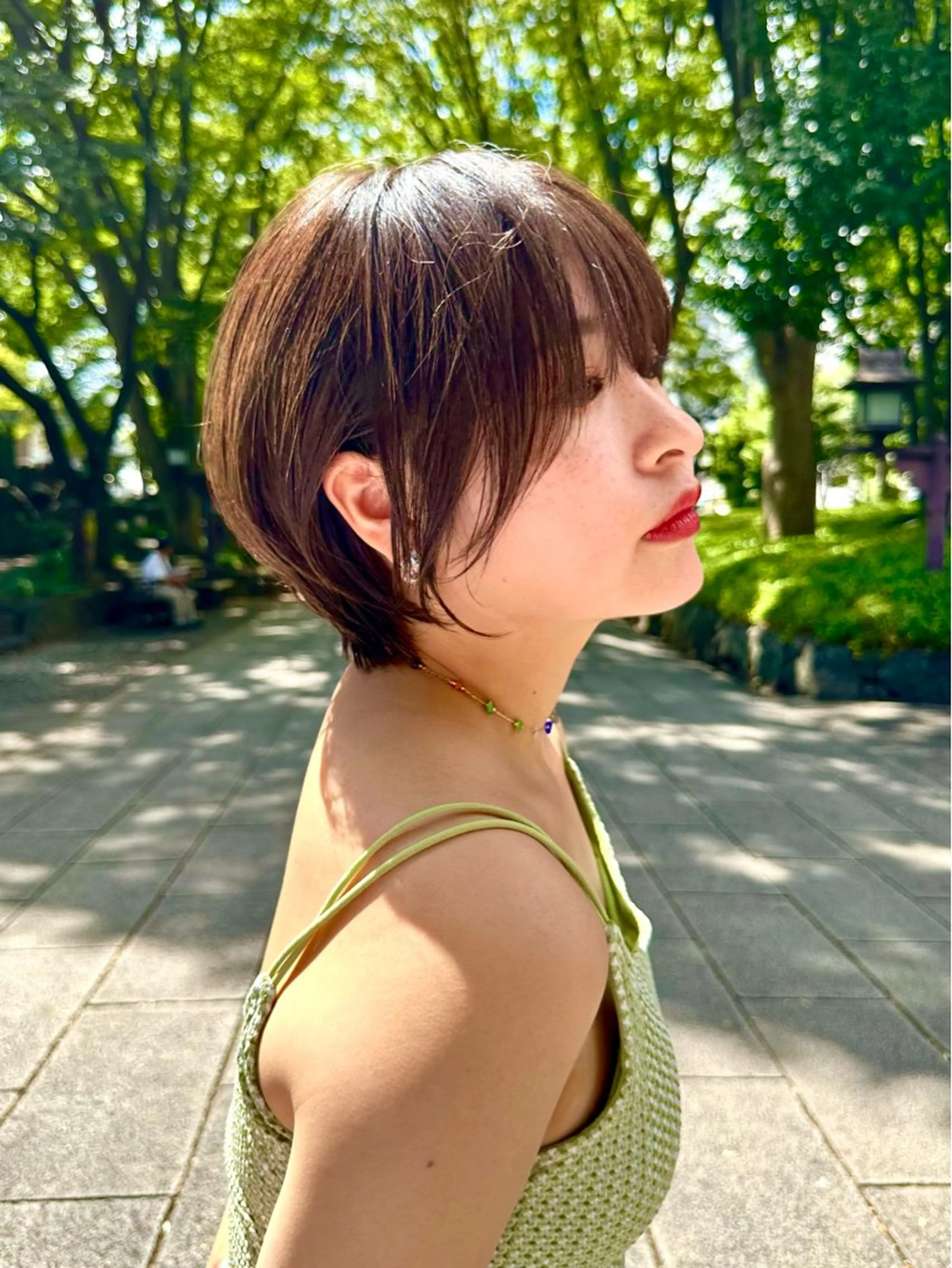 ショート ショートヘア 小顔カット カット ヘアカラー トリートメント ヘッドスパ taiga ショート /レイヤー/矯正🌈のヘアスタイル