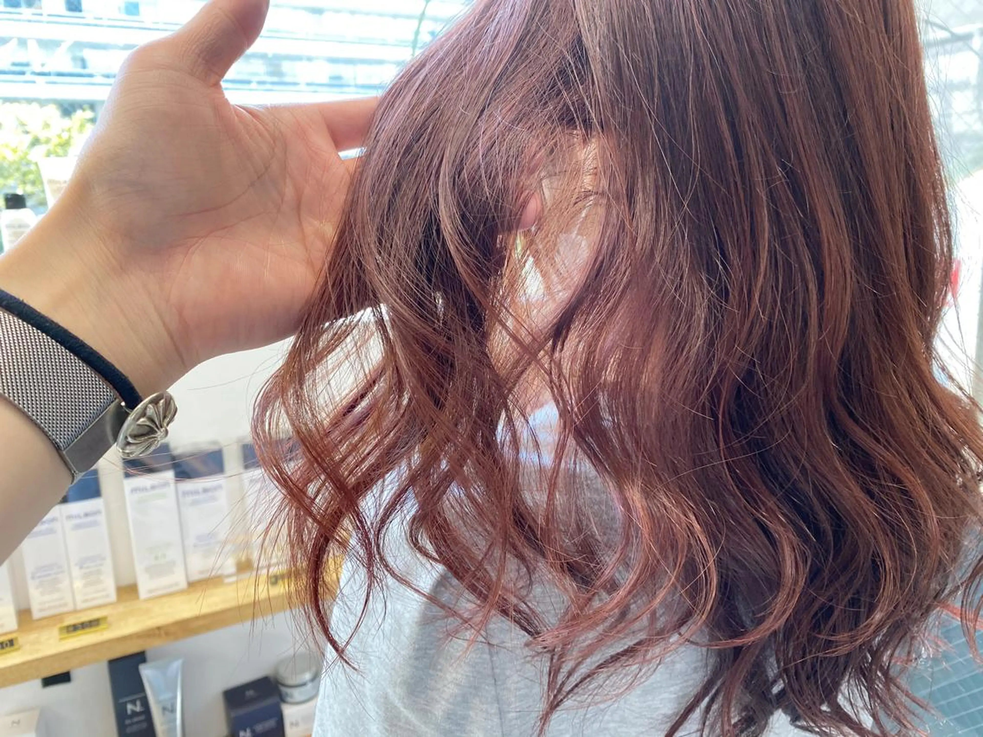 セミロング カラー ブラウンカラー トリートメント カット ヘアカラー トリートメント PEYP prod ICON所属・パーマ/ケアブリーチ /博多/YOSUKEのヘアスタイル